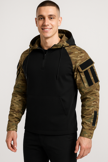Heren Camo Tactisch T-shirt van Katoen