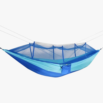 Lichtgewicht Nylon Hangmat 2 Persoons met Muggennet