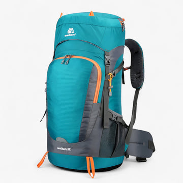 Buitensportrugzakken : Heren Waterbestendige Rugzak 65L van Nylon in Meerblauw van Outdoor Craft