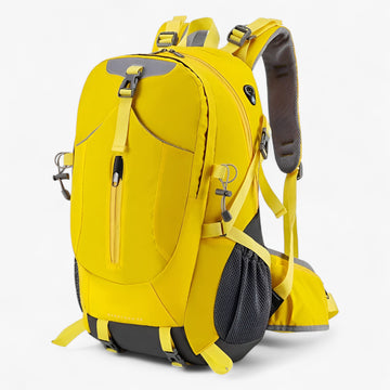 Rugzakken : Heren Waterafstotende Rugzak 40L voor Wandelen in Geel van Outdoor Craft