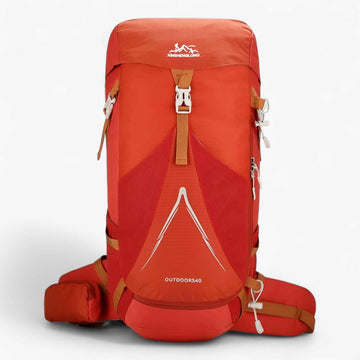 Wandelrugzak 50L Waterafstotend Nylon - Rugzakken - Rood - Wandelrugzak 50L Waterafstotend Nylon - Outdoor Craft