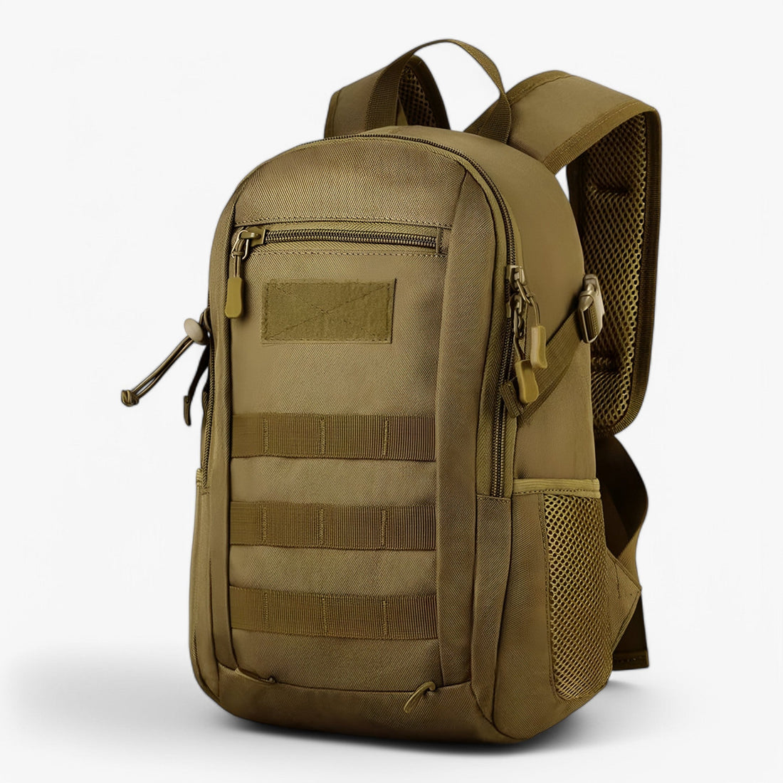 Rugzakken : Waterdichte Mini Rugzak 10L – Compacte Tactische Dagrugzak in Khaki S van Outdoor Craft