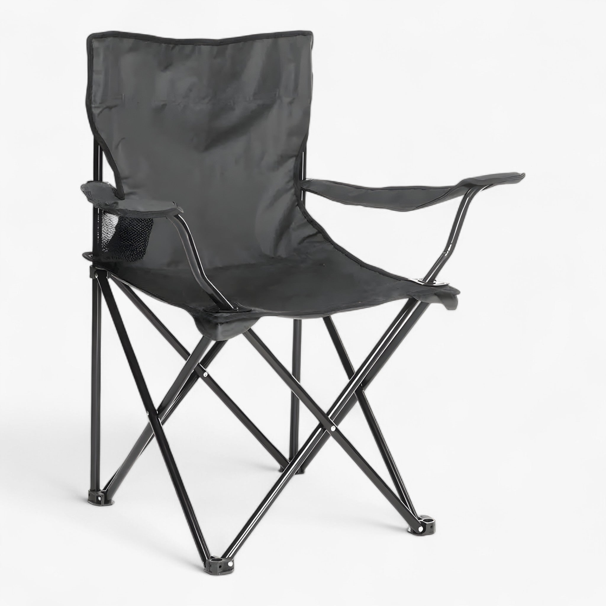 Draagbare Nylon Kampeerstoel met Armleuningen