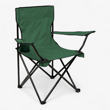 Draagbare Nylon Kampeerstoel met Armleuningen