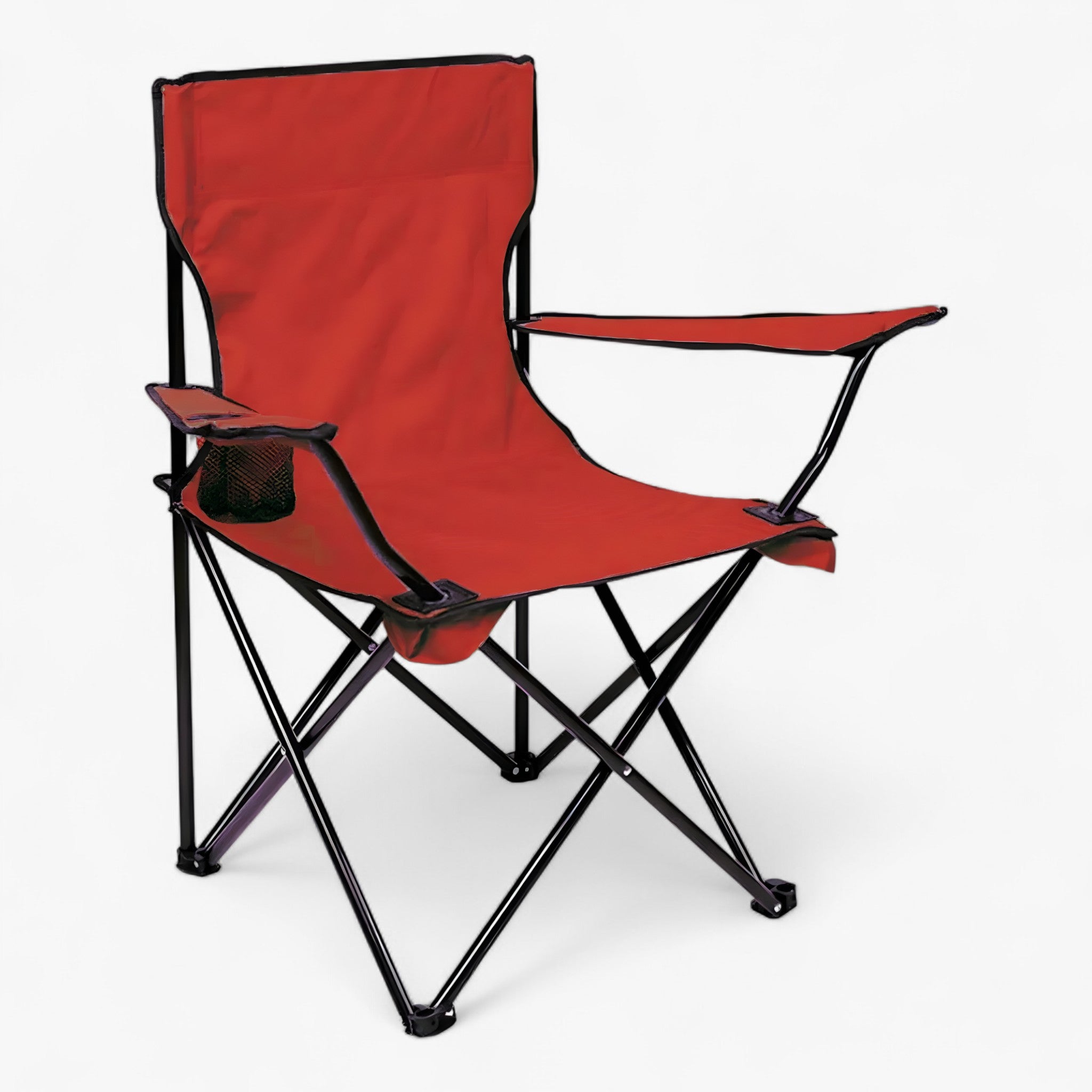 Draagbare Nylon Kampeerstoel met Armleuningen