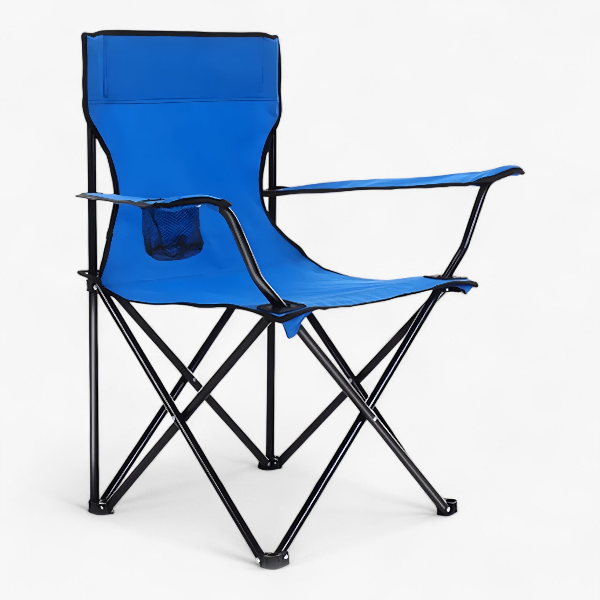 Draagbare Nylon Kampeerstoel met Armleuningen