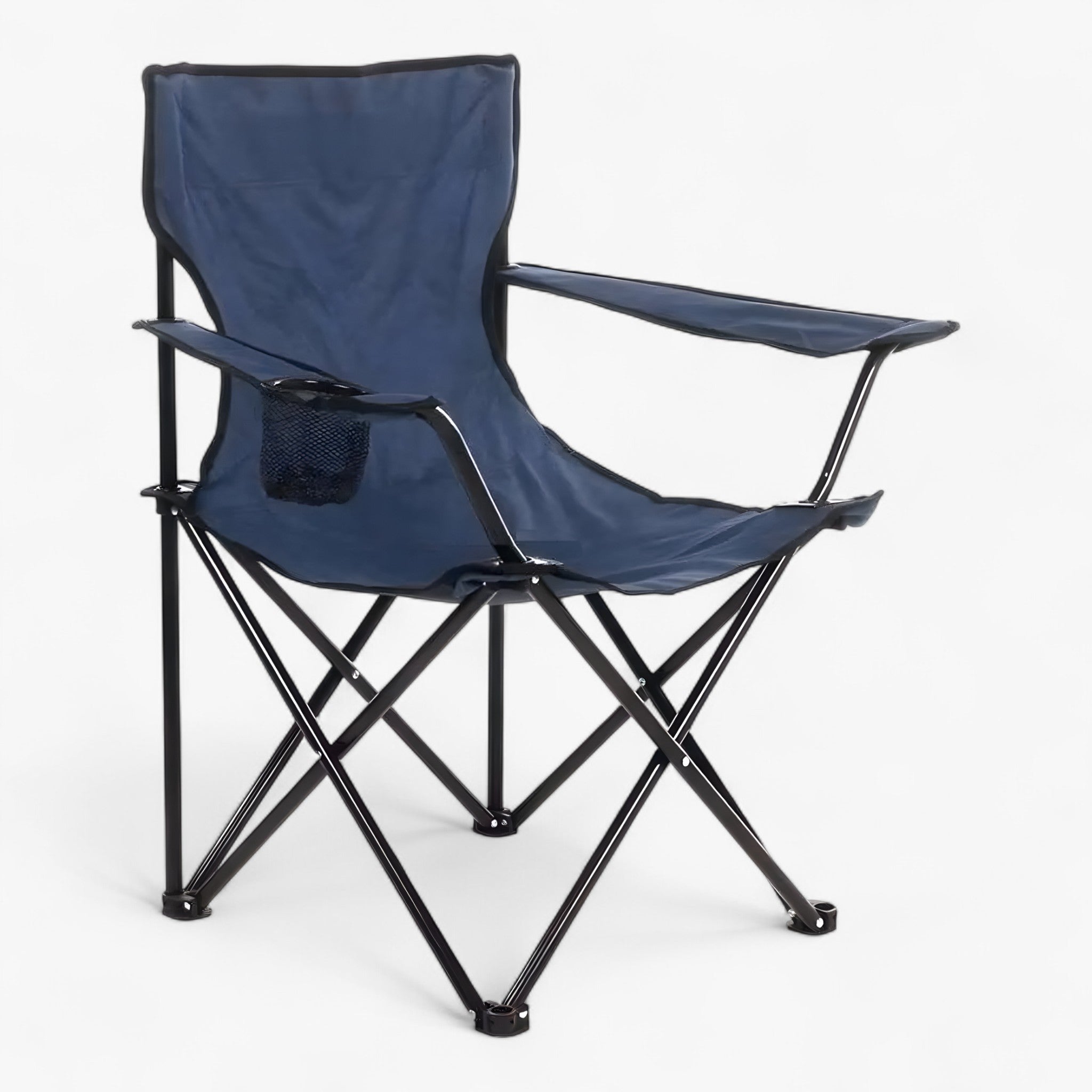 Draagbare Nylon Kampeerstoel met Armleuningen