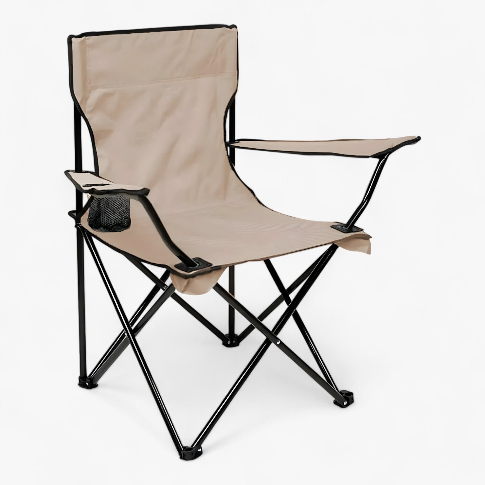 Draagbare Nylon Kampeerstoel met Armleuningen