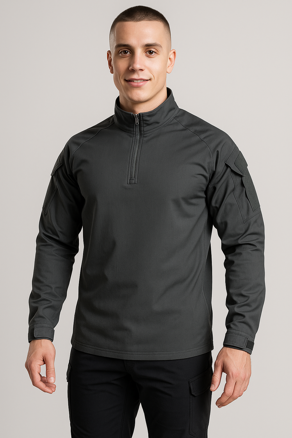 Heren Katoenen Longsleeve Tactisch Wandelt-shirt