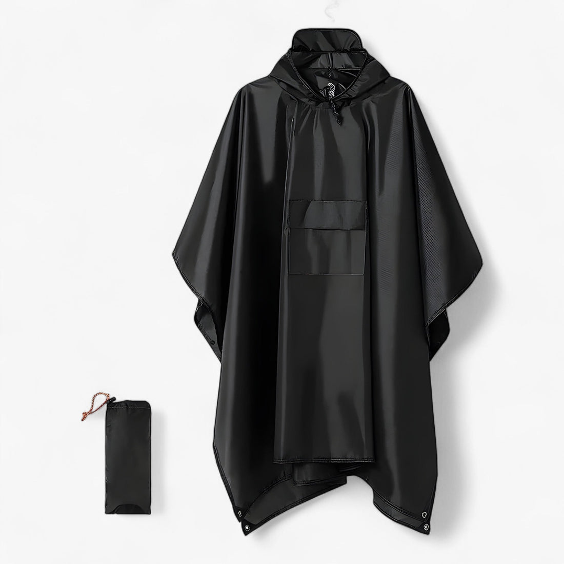 Dames Waterdichte Poncho voor Buitenactiviteiten - Regenponcho's - Zwart - Regenponcho's : Dames Waterdichte Poncho voor Buitenactiviteiten in Zwart van Outdoor Craft - Outdoor Craft