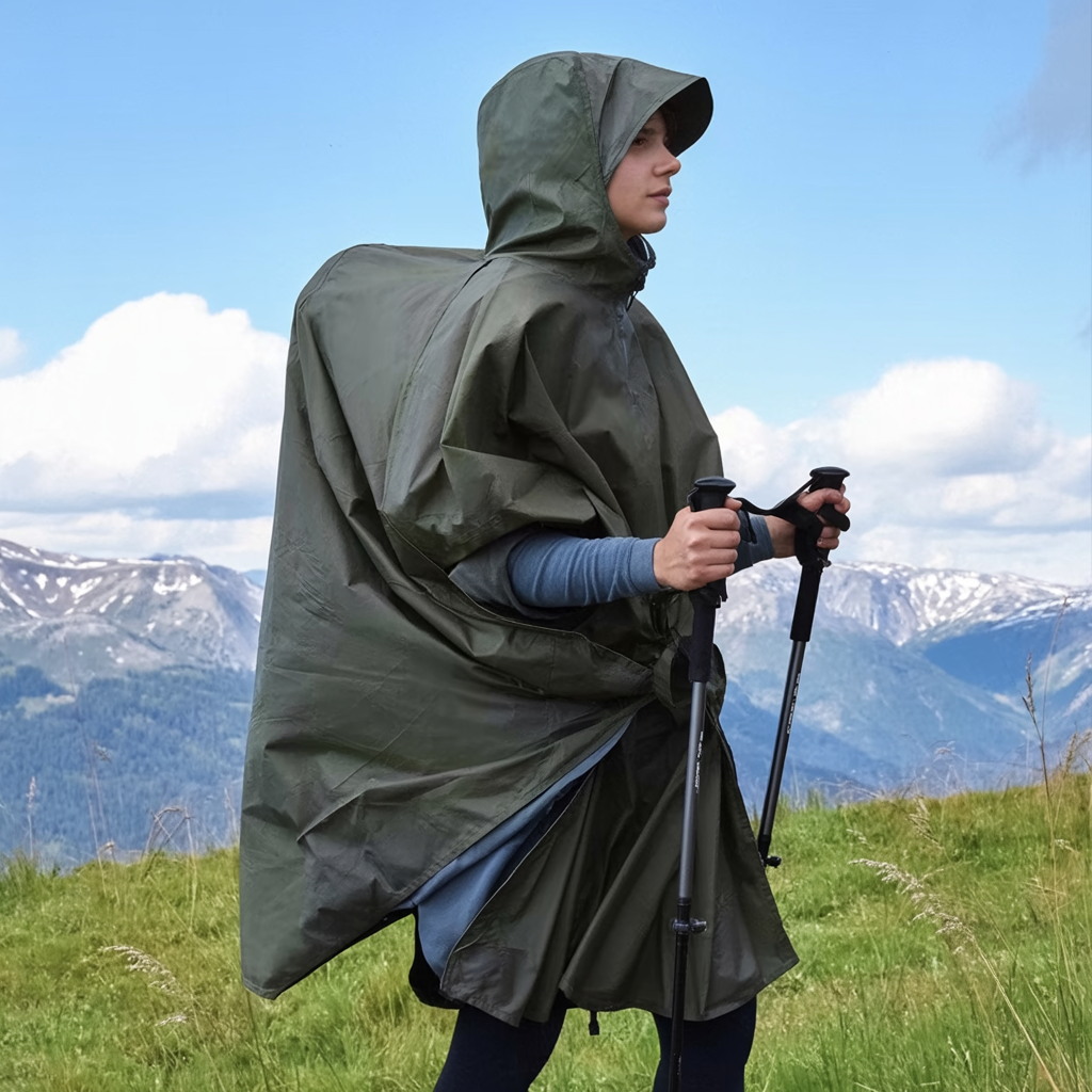 Dames Waterdichte Poncho voor Buitenactiviteiten