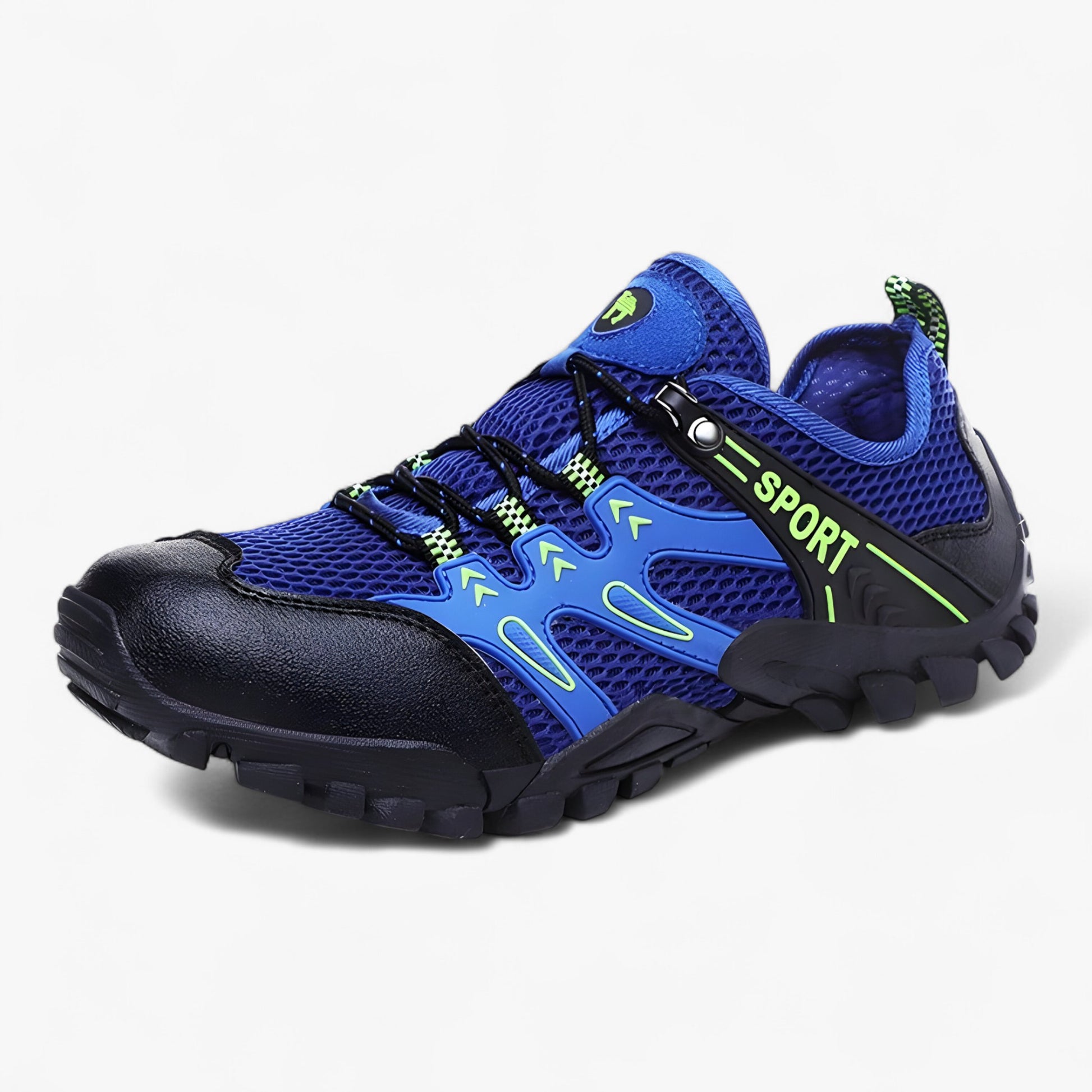 Heren Ademend Mesh Sneakers voor Buiten - Heren Sneakers - Blauw - 39 - Heren Ademend Mesh Sneakers voor Buiten. - Outdoor Craft