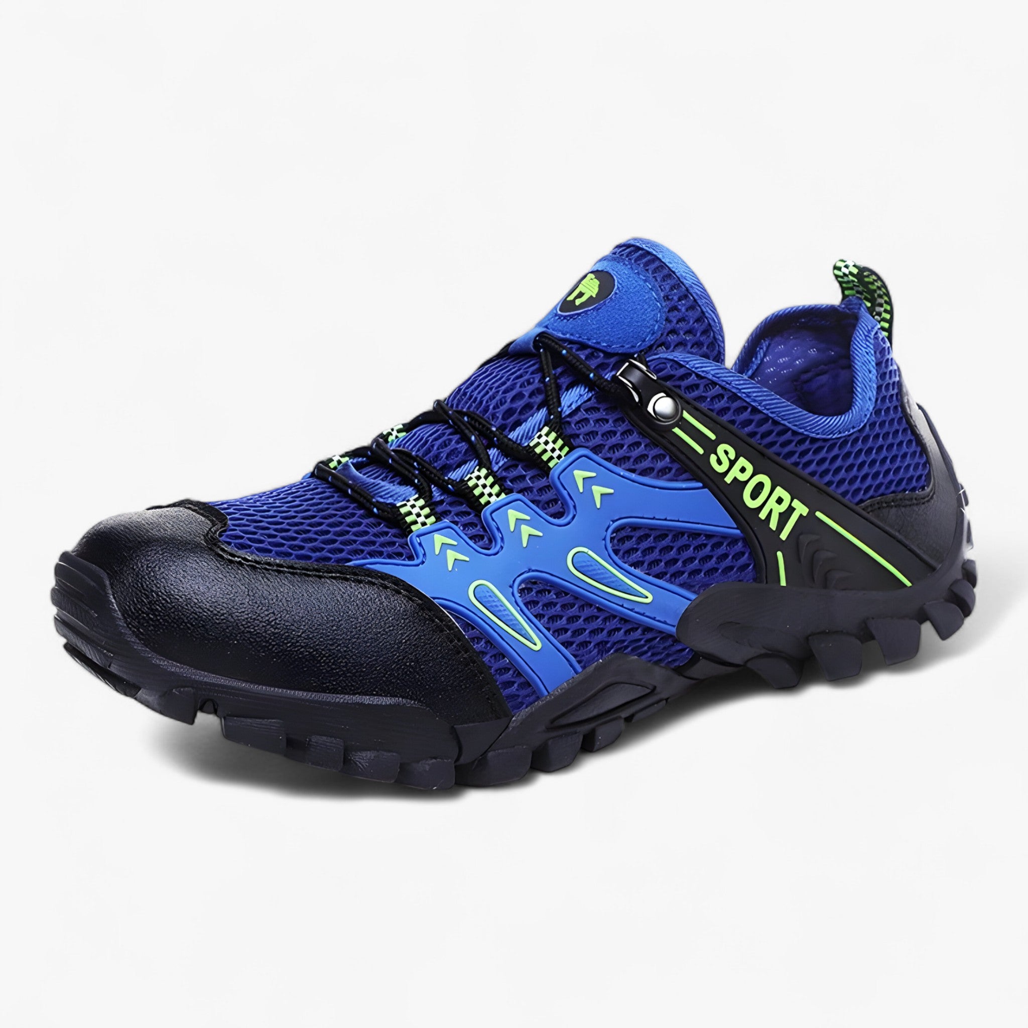 Heren Ademend Mesh Sneakers voor Buiten - Heren Sneakers - Blauw - 39 - Heren Ademend Mesh Sneakers voor Buiten. - Outdoor Craft