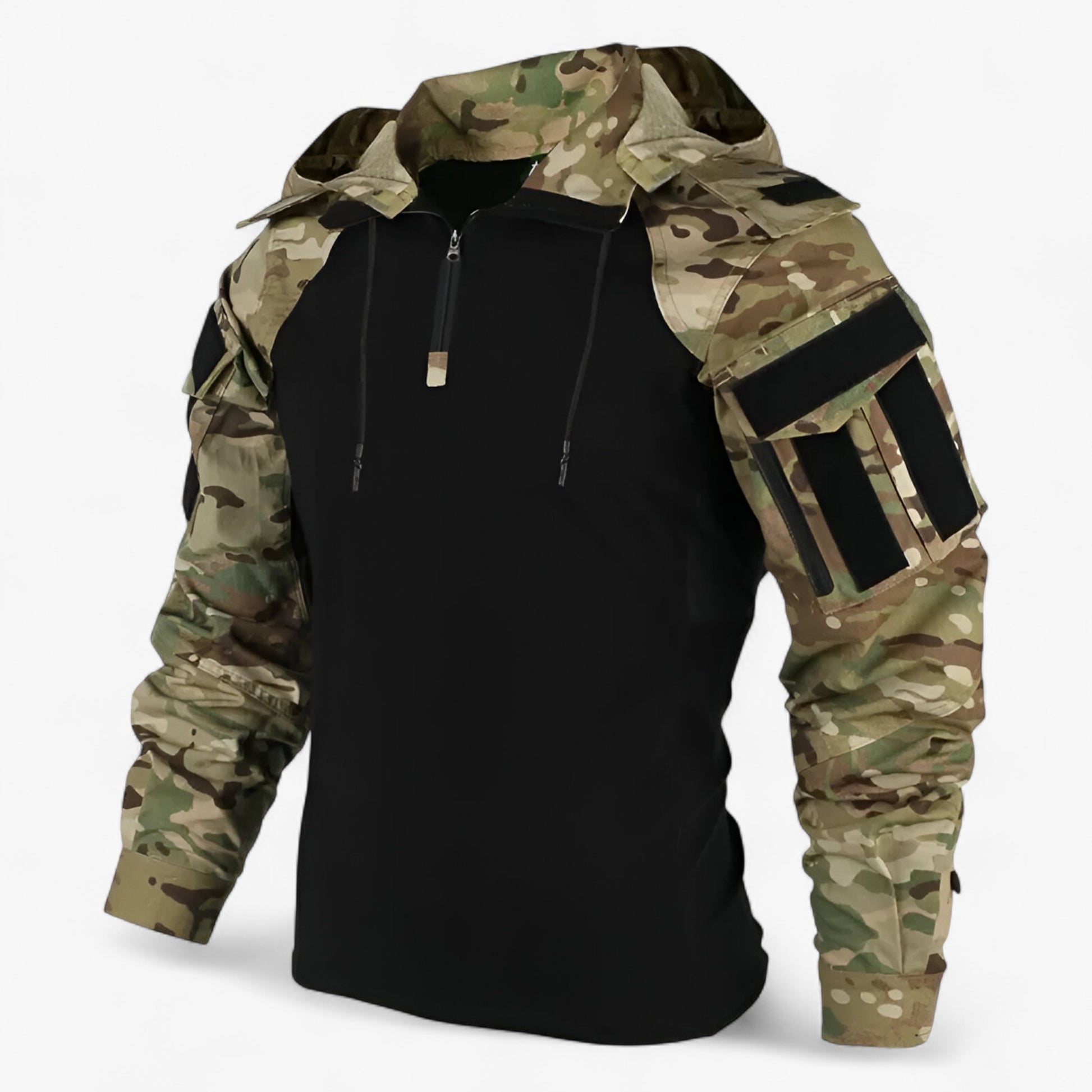 Heren Camo Tactisch T-shirt van Katoen - Tactische Kleding - CP - M - Heren Camo Tactisch T-shirt van Katoen. - Outdoor Craft