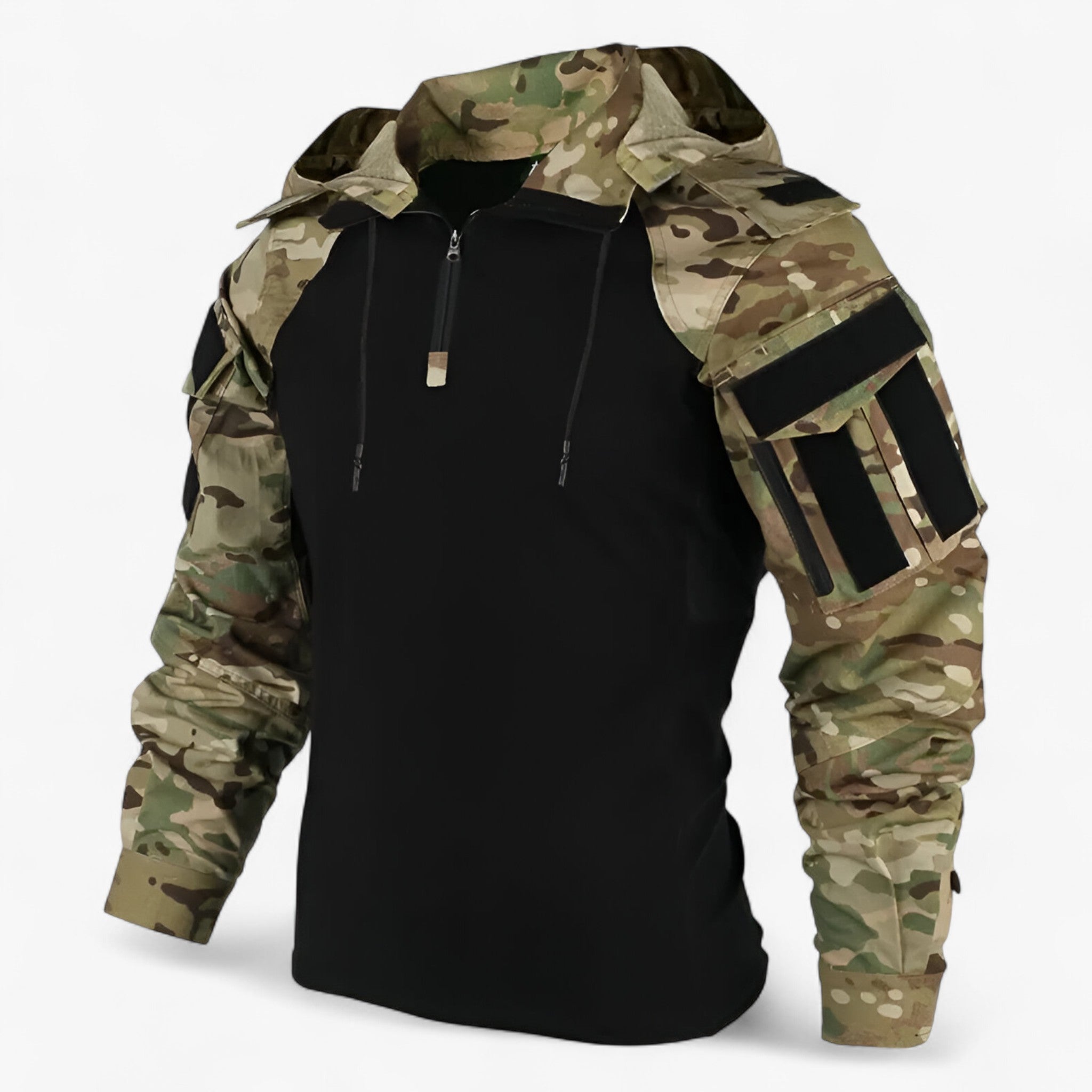 Heren Camo Tactisch T-shirt van Katoen - Tactische Kleding - CP - M - Heren Camo Tactisch T-shirt van Katoen. - Outdoor Craft