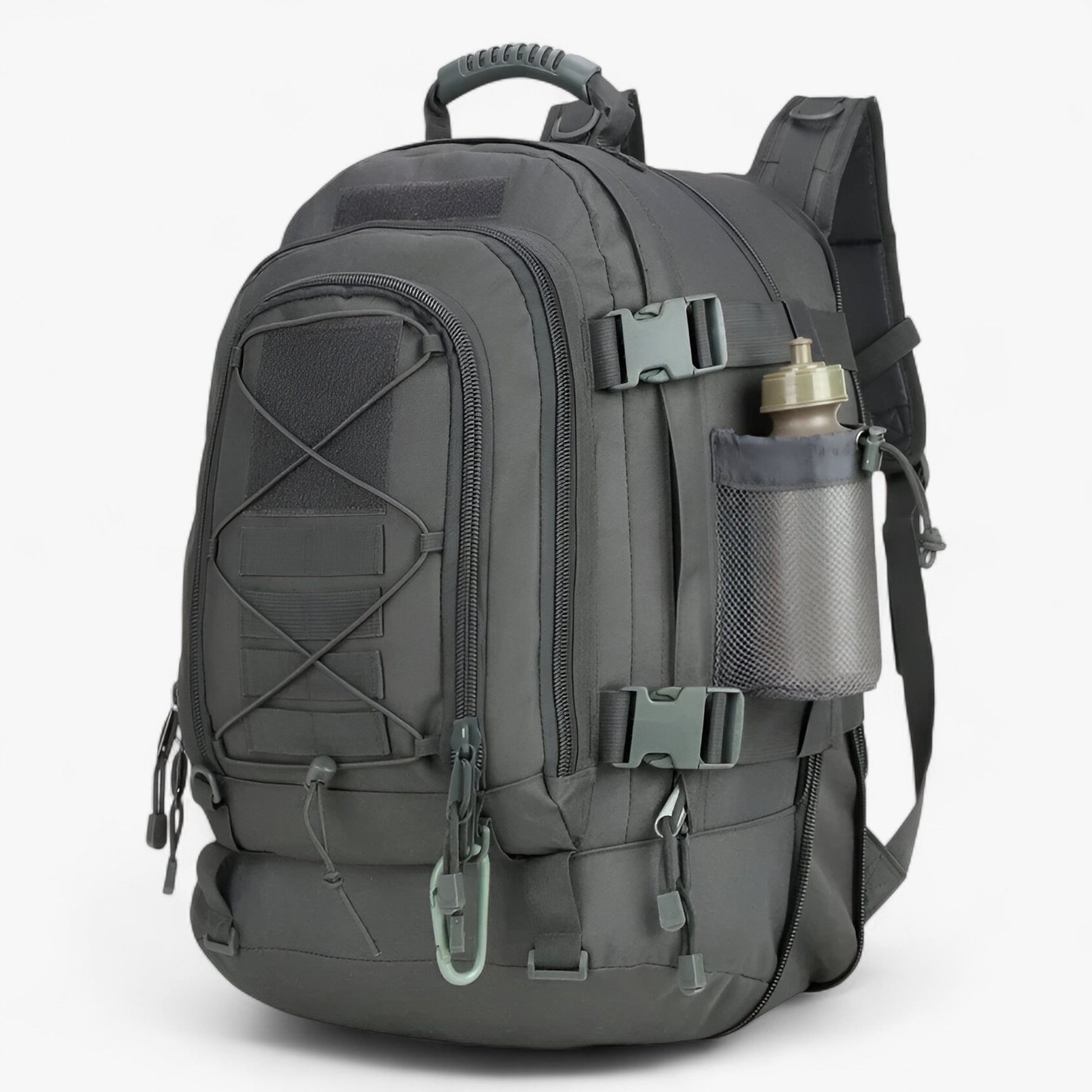 Heren Waterdichte Tactische Rugzak 65L Groen - Rugzakken - Grijs - Heren Waterdichte Tactische Rugzak 65L Groen. - Outdoor Craft