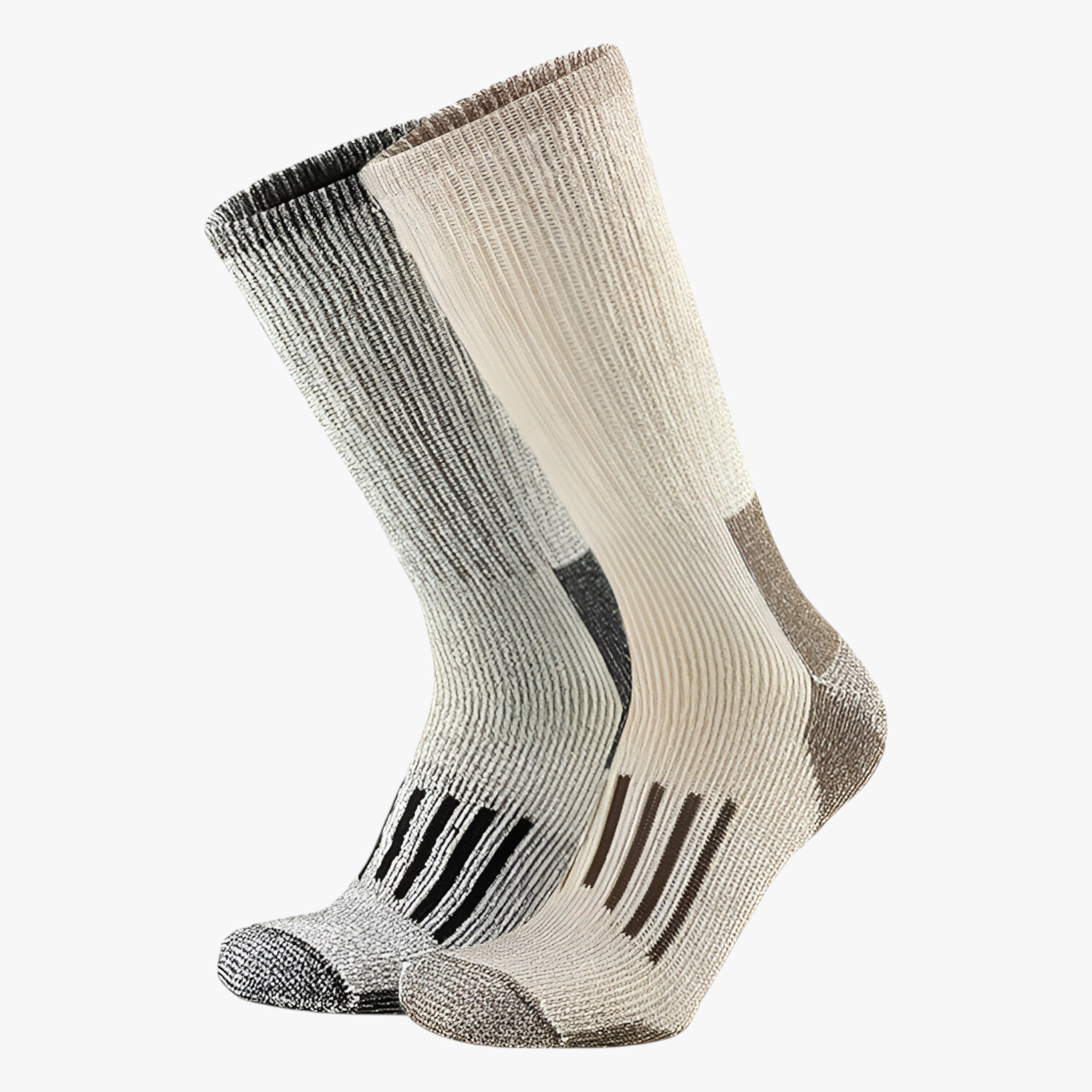 Sokken : Heren Merino Wollen Wandelsokken voor Warmte in Pack D(2 Paar) van Outdoor Craft