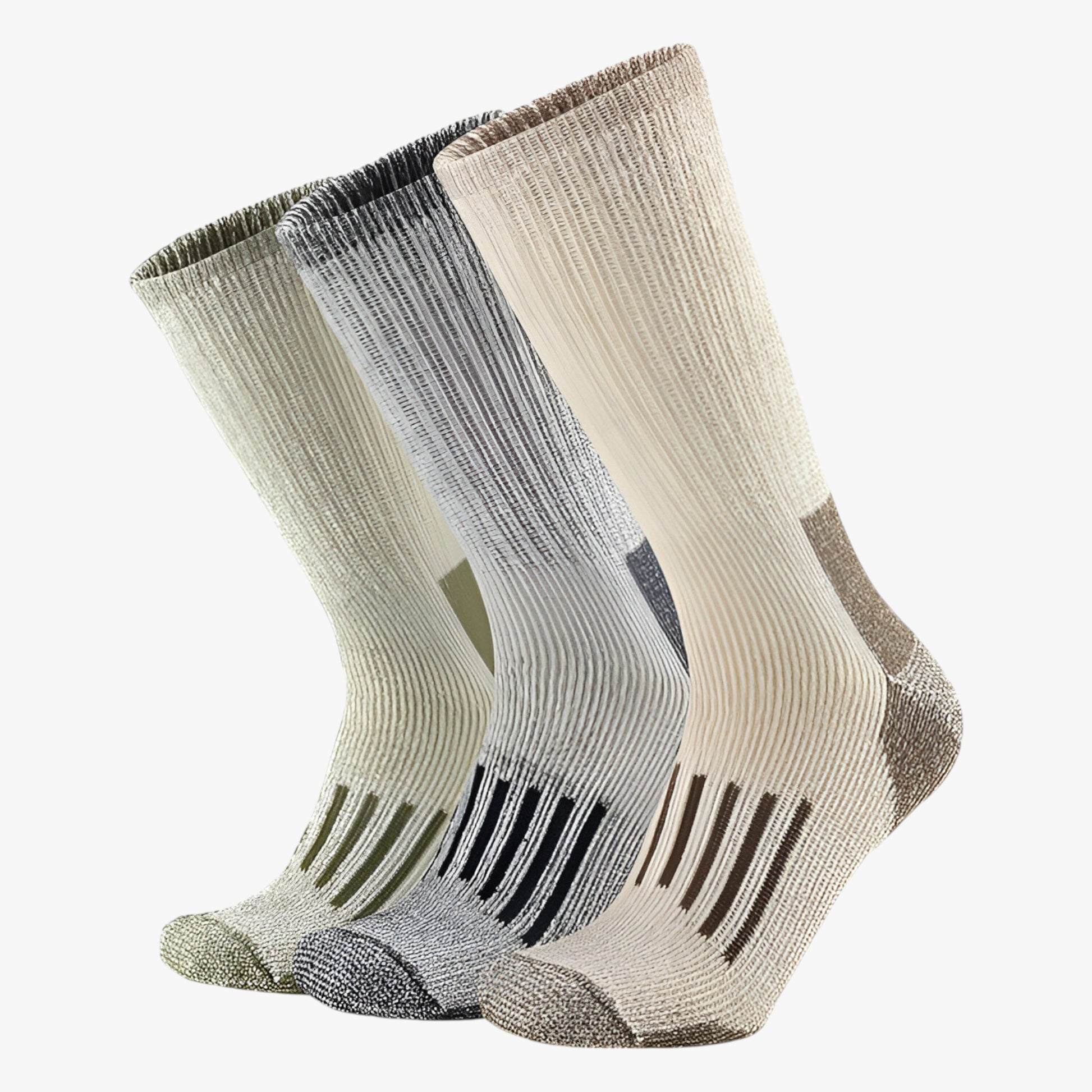 Sokken : Heren Merino Wollen Wandelsokken voor Warmte in Pack E(3 Paar) van Outdoor Craft