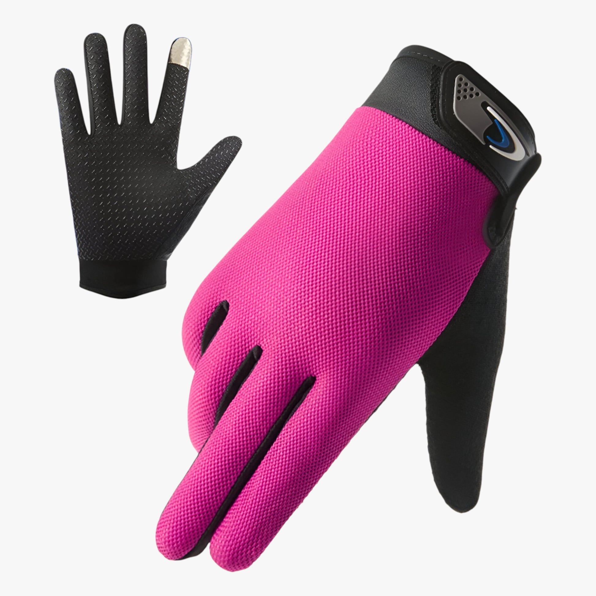 Handschoenen : Vissershandschoenen met Touchscreen in Pink van Outdoor Craft