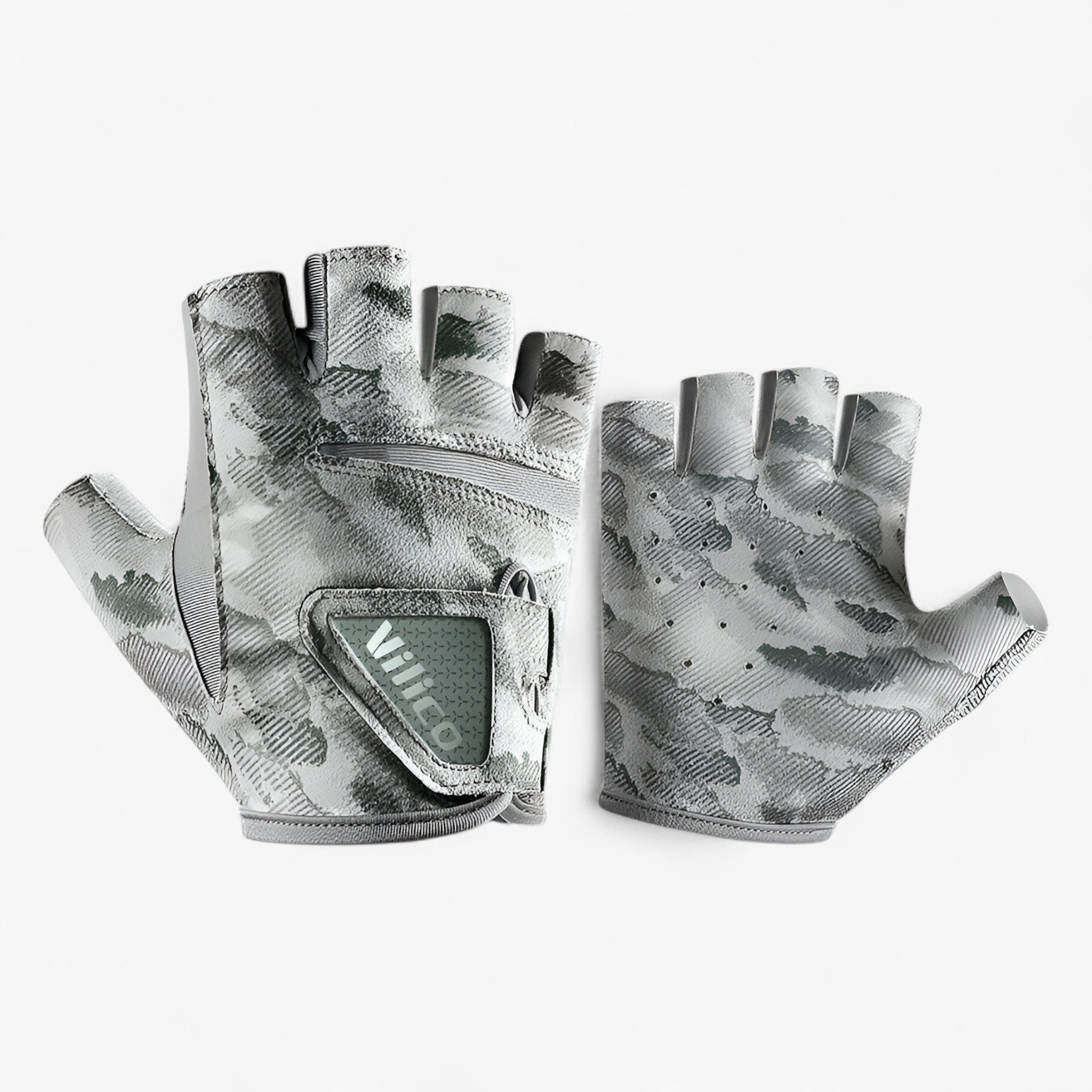 Vissershandschoenen : Mannen Vissershandschoenen in Grijs 1 van Outdoor Craft