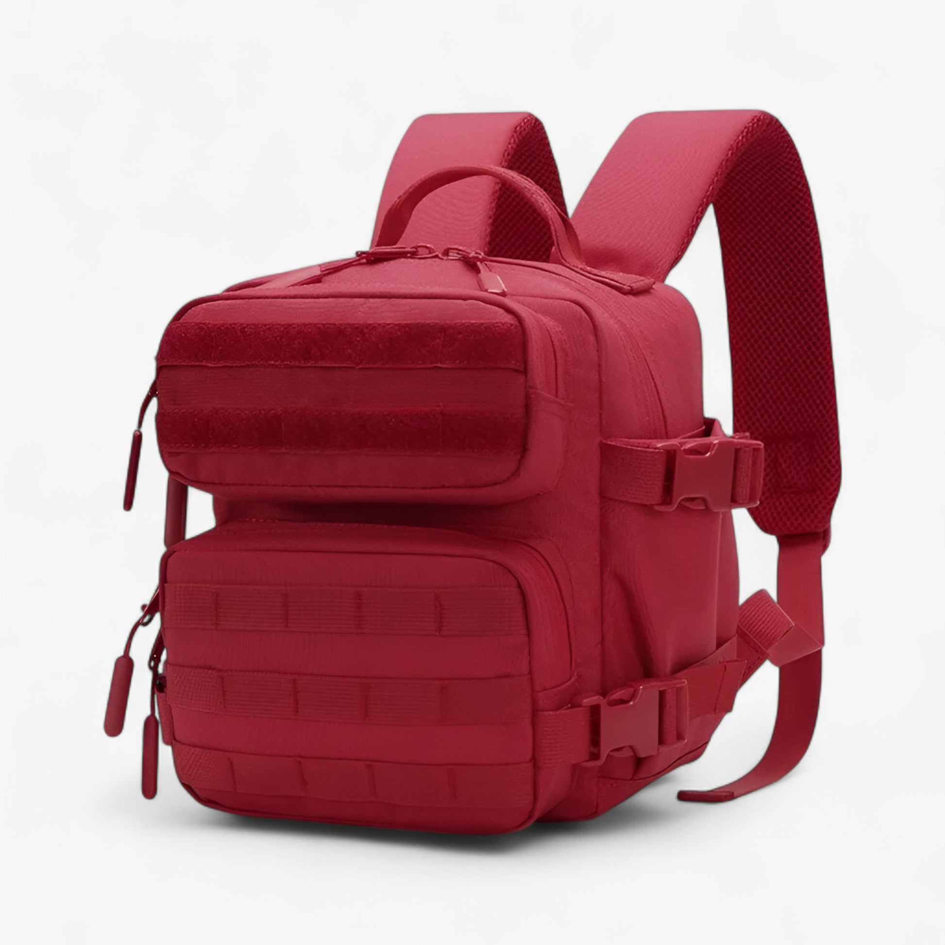 Rugzakken : Unisex Rugzak met Verstelbare Schouderbanden in Rood van Outdoor Craft