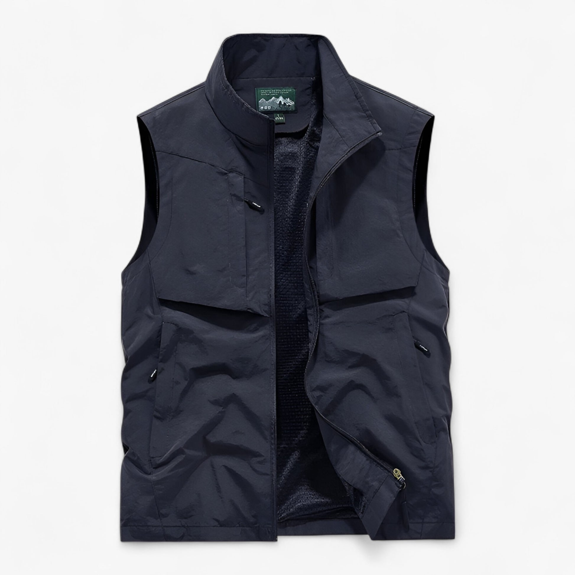 Heren Outdoor Vesten : Heren Waterdicht Outdoor Vest in Blauw van Outdoor Craft