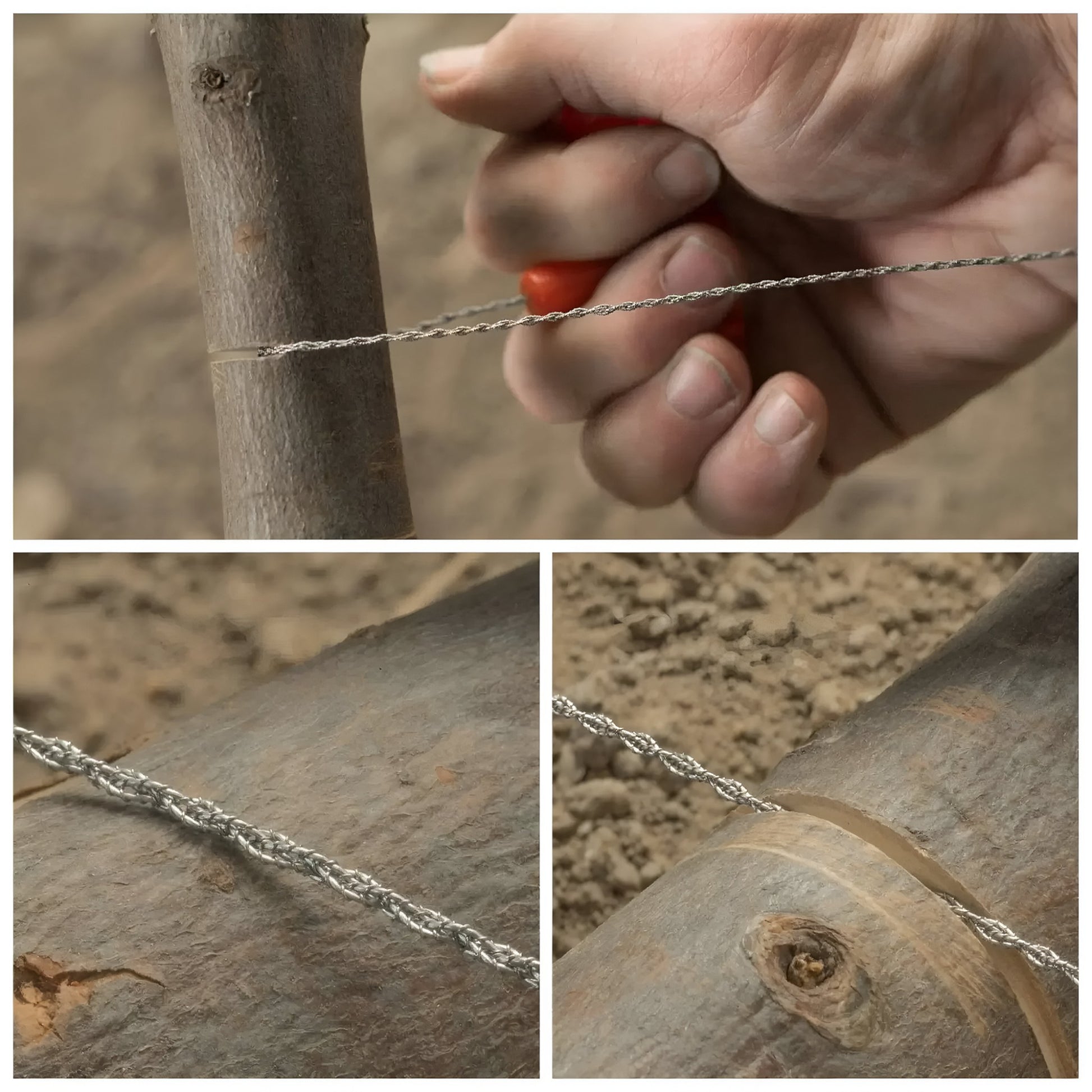 Handgereedschap : Mini Draadzaag van Roestvrij Staal in van Outdoor Craft