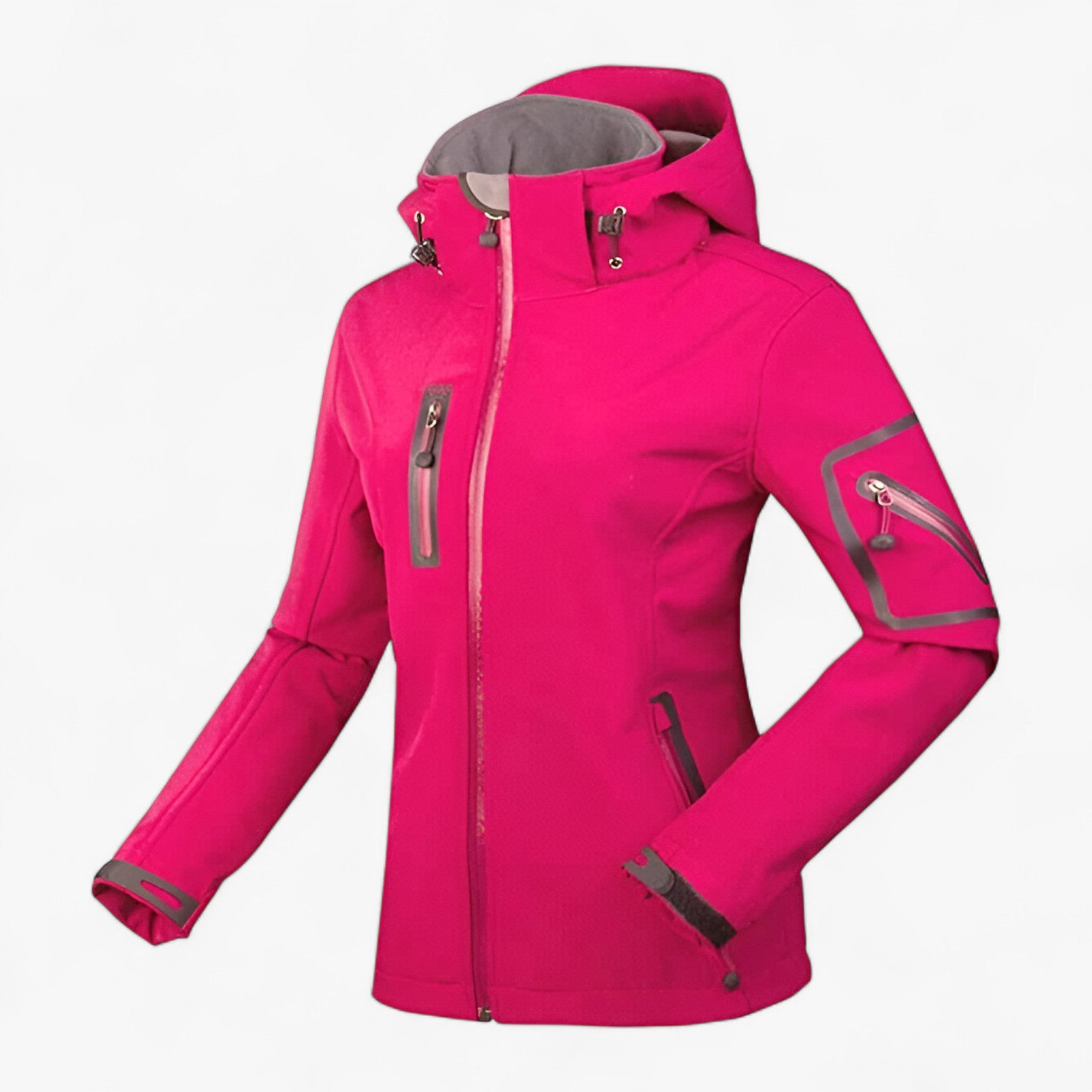 Dames Softshell Jas Winter voor Wandelen en Outdoor