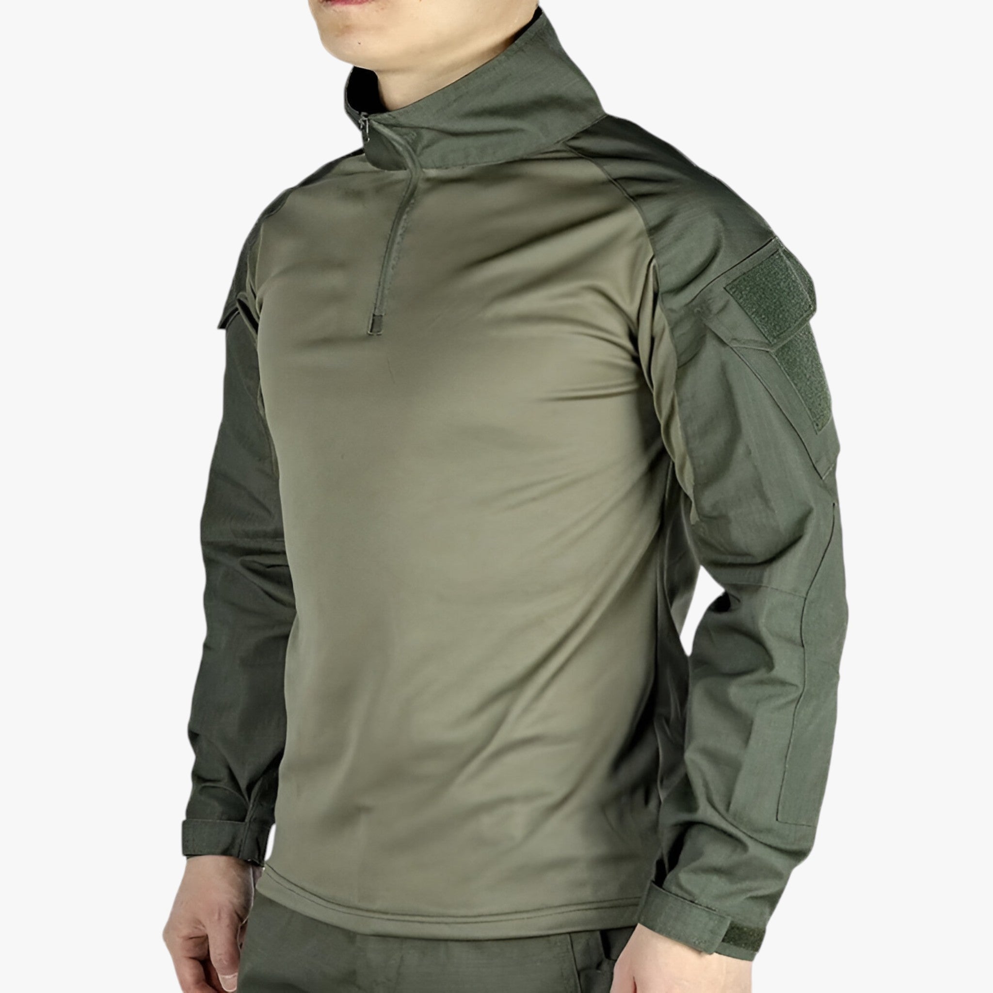 Heren Katoenen Longsleeve Tactisch Wandelt-shirt