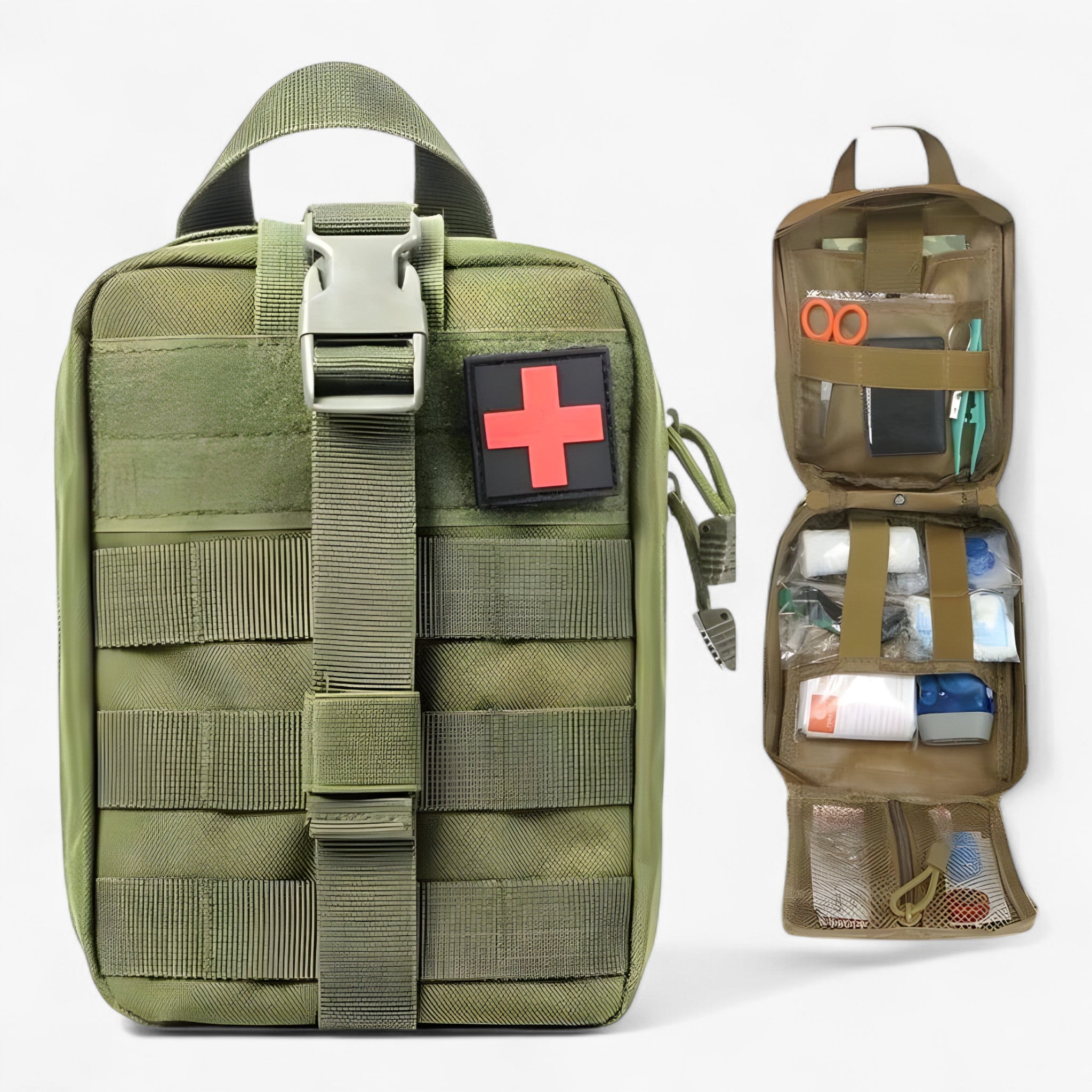 Tactische EHBO Kit Tas - Compact en Waterbestendig