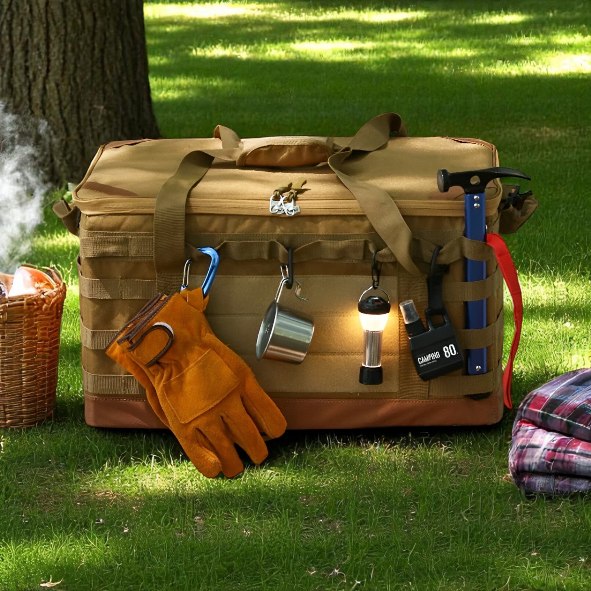 Grote Capaciteit Outdoor Opbergtas voor Kampeerspullen