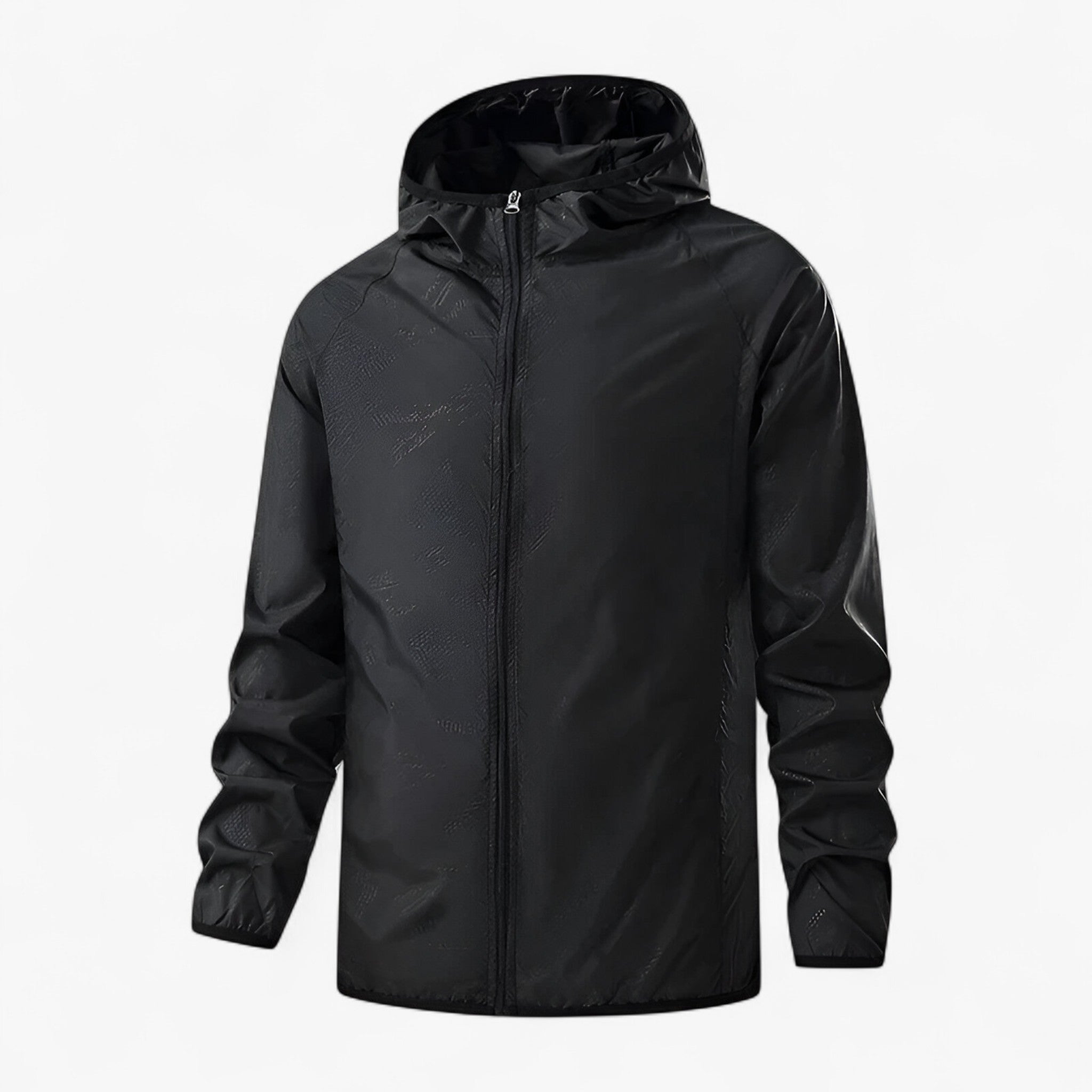 Jassen : Unisex Waterdichte Polyester Jas in Unisex Zwart van Outdoor Craft