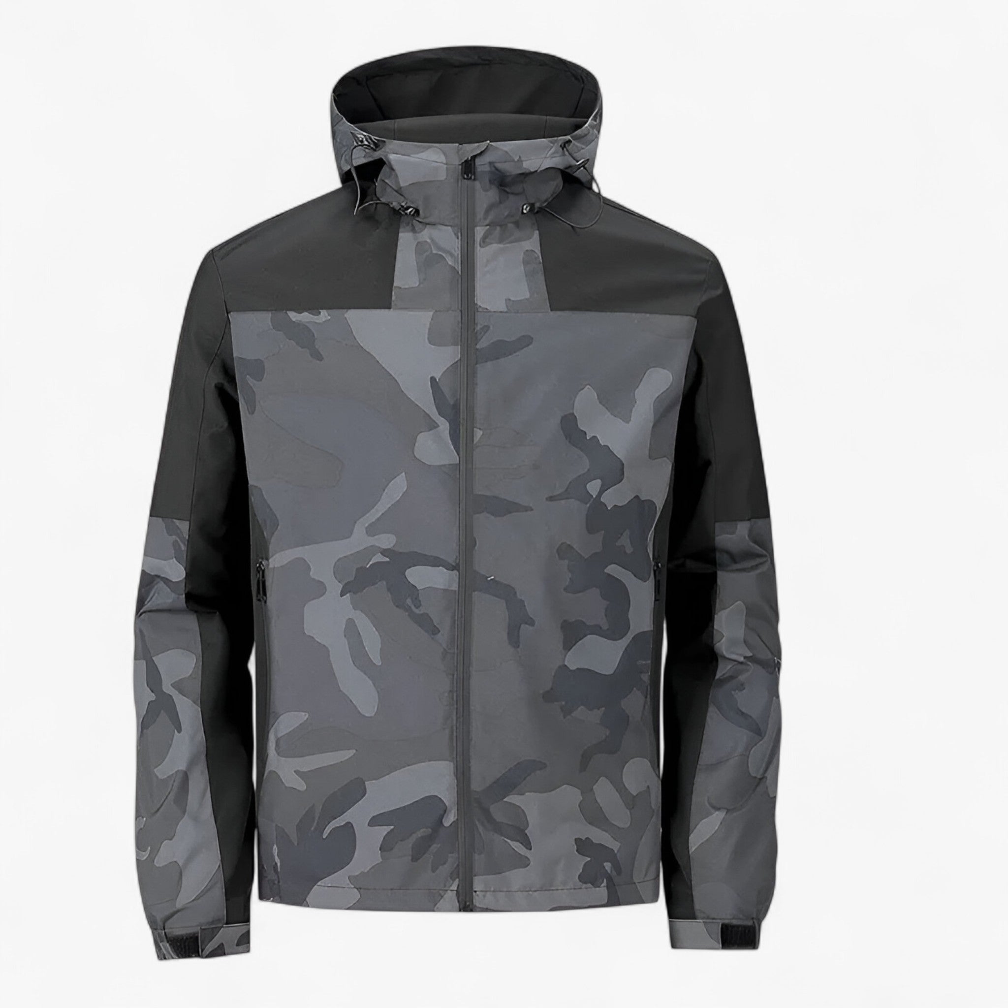 Heren Winddichte Camouflage Jas voor Buitenactiviteiten