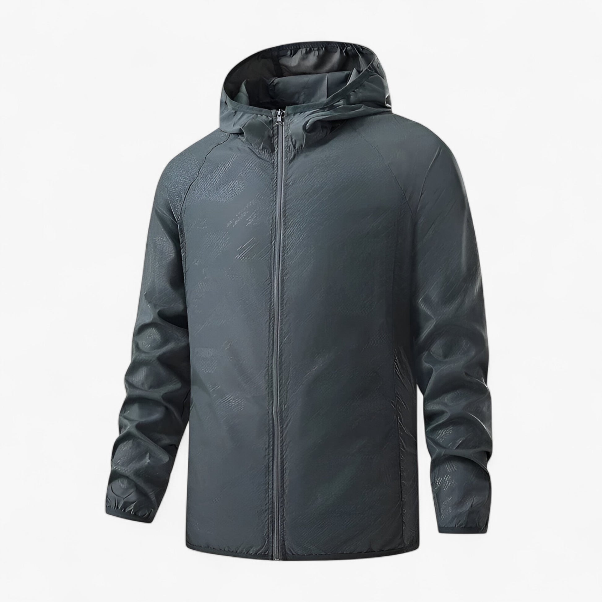 Jassen : Unisex Waterdichte Polyester Jas in Unisex Grijs van Outdoor Craft