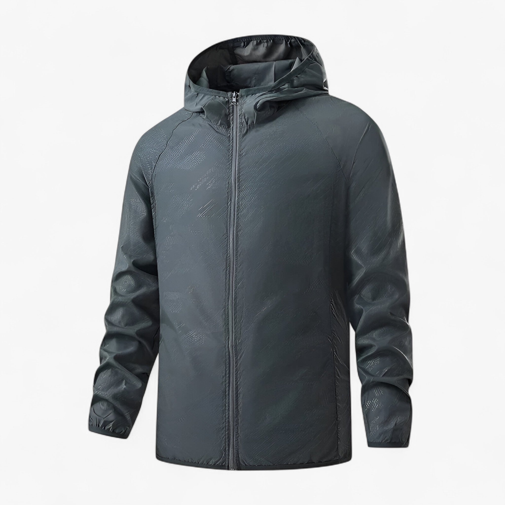 Jassen : Unisex Waterdichte Polyester Jas in Unisex Grijs van Outdoor Craft