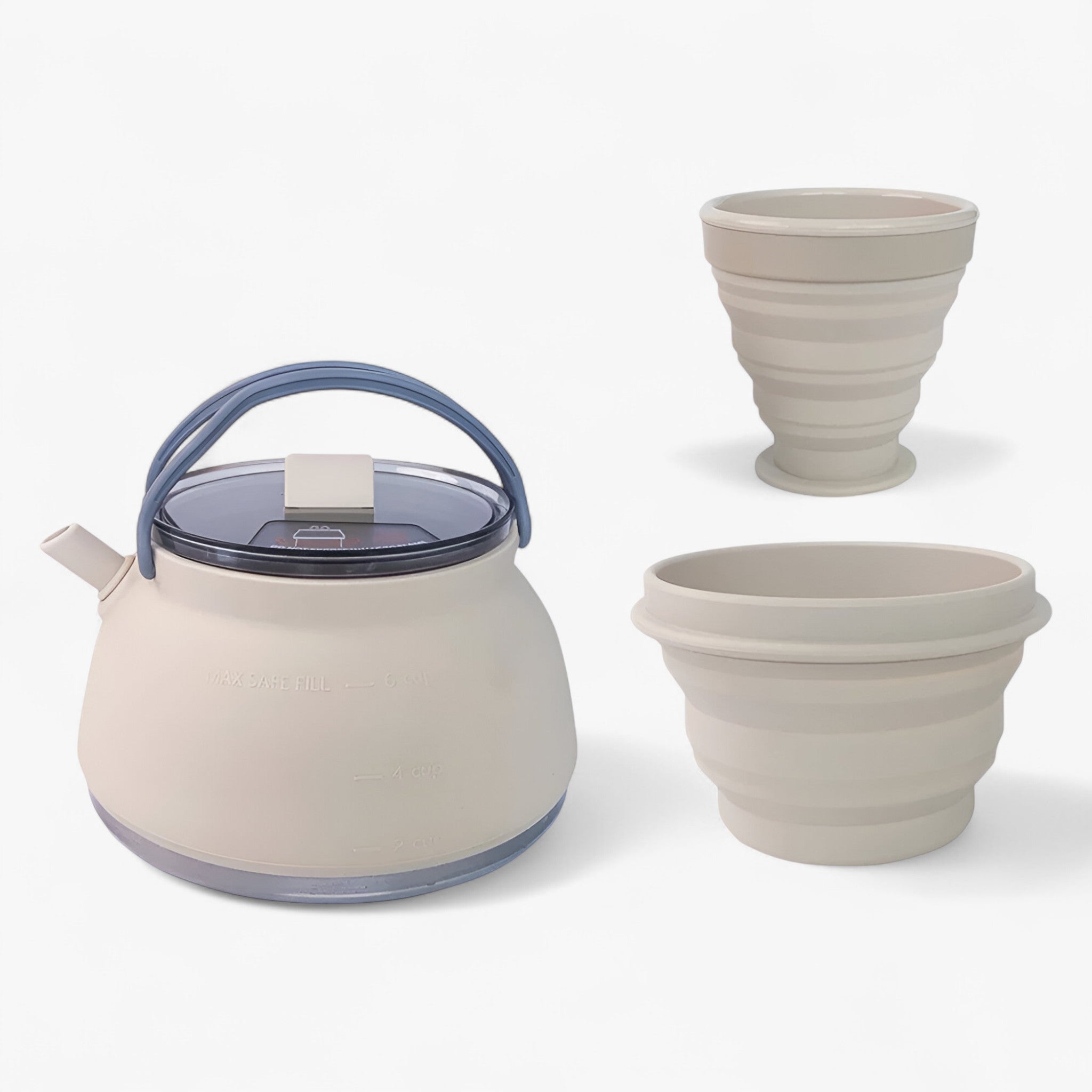 Kampeeruitrusting : Vouwbare Siliconen Camping Waterkoker in van Outdoor Craft