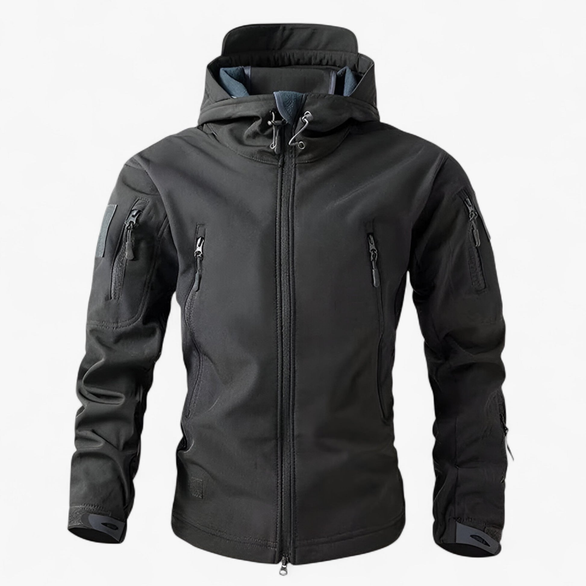 Heren Outdoor Jassen : Heren Fleece Jacket voor Buitenactiviteiten in Grijze Jas van Outdoor Craft
