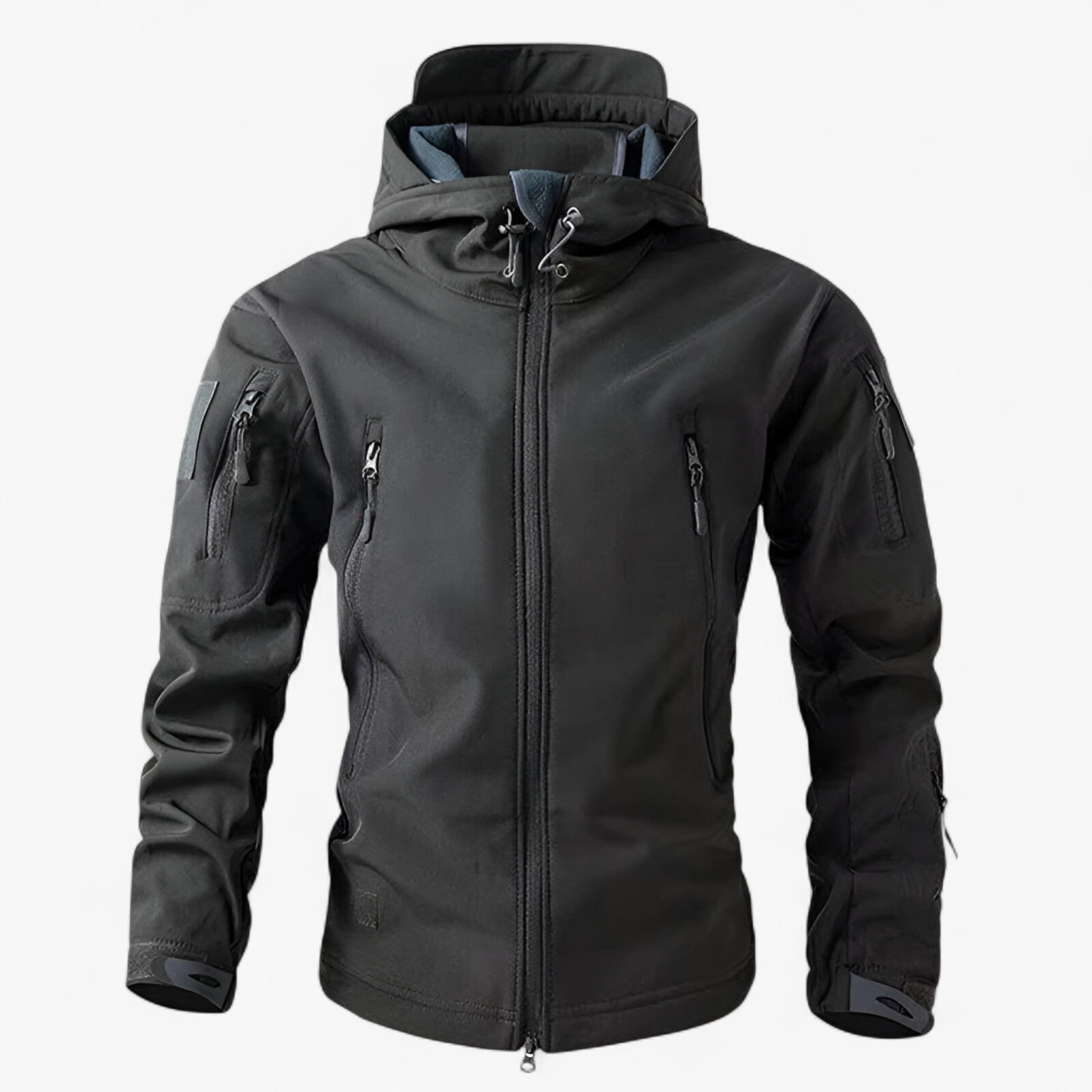 Heren Outdoor Jassen : Heren Fleece Jacket voor Buitenactiviteiten in Grijze Jas van Outdoor Craft