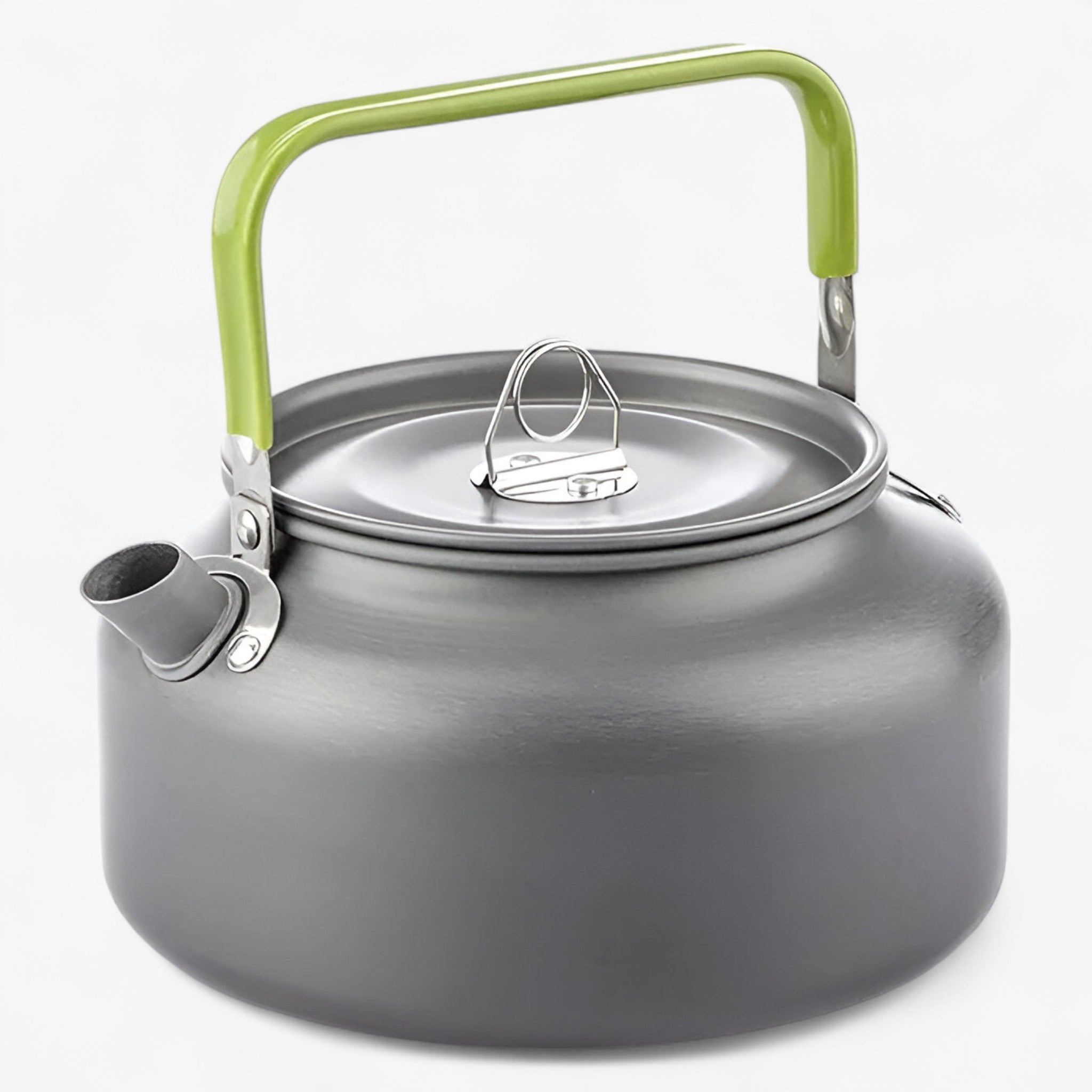 Kampeer kookgerei : Draagbare Aluminium Waterkoker voor Buiten in 1.2L van Outdoor Craft