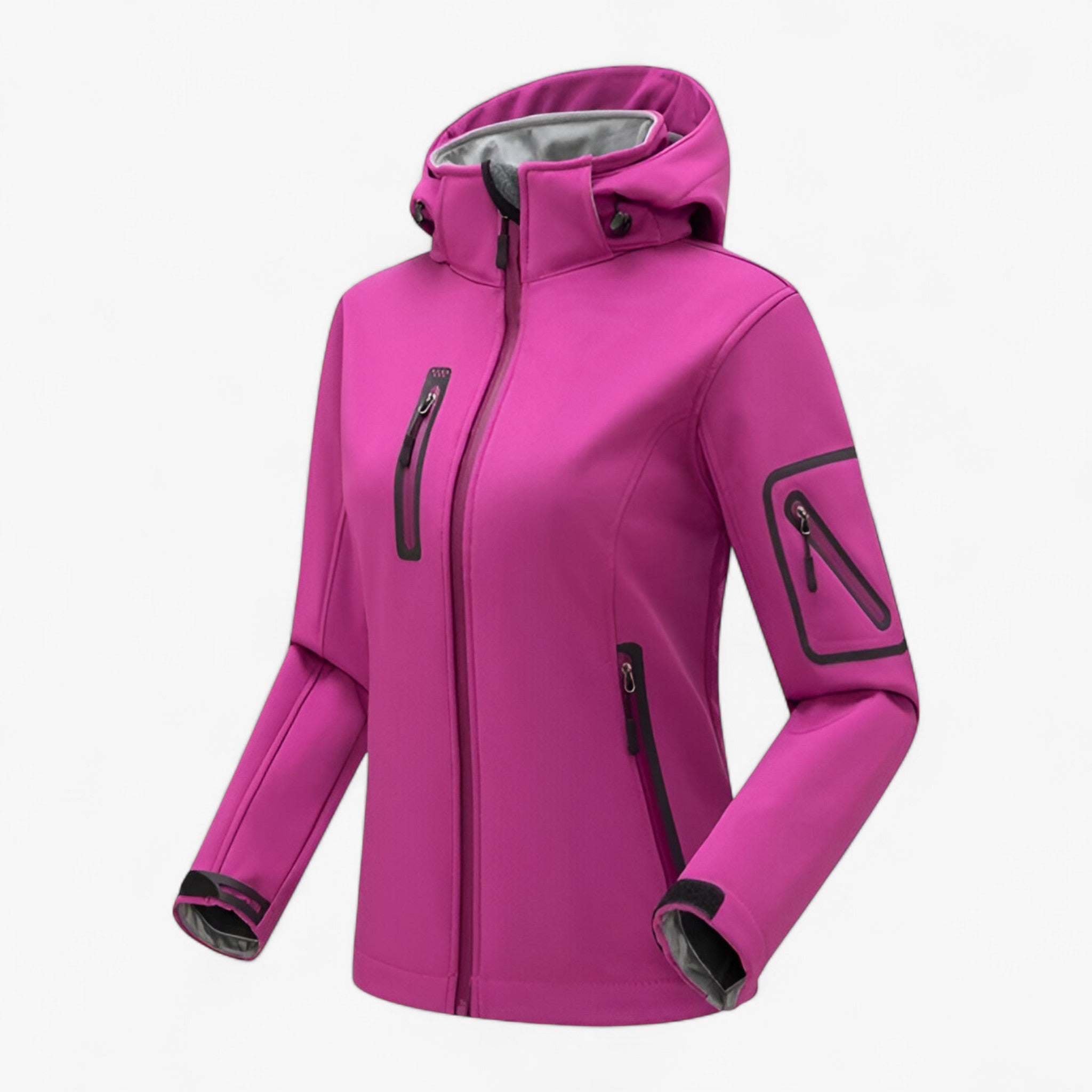 Dames Softshell Jas Winter voor Wandelen en Outdoor