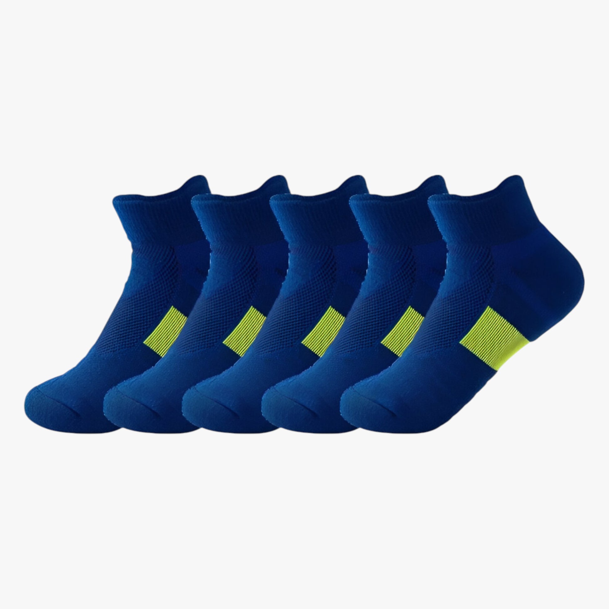 Sport Sokken : Katoenen Sportsokken Set van 5 Paar in 5blauw EU 28-37 van Outdoor Craft