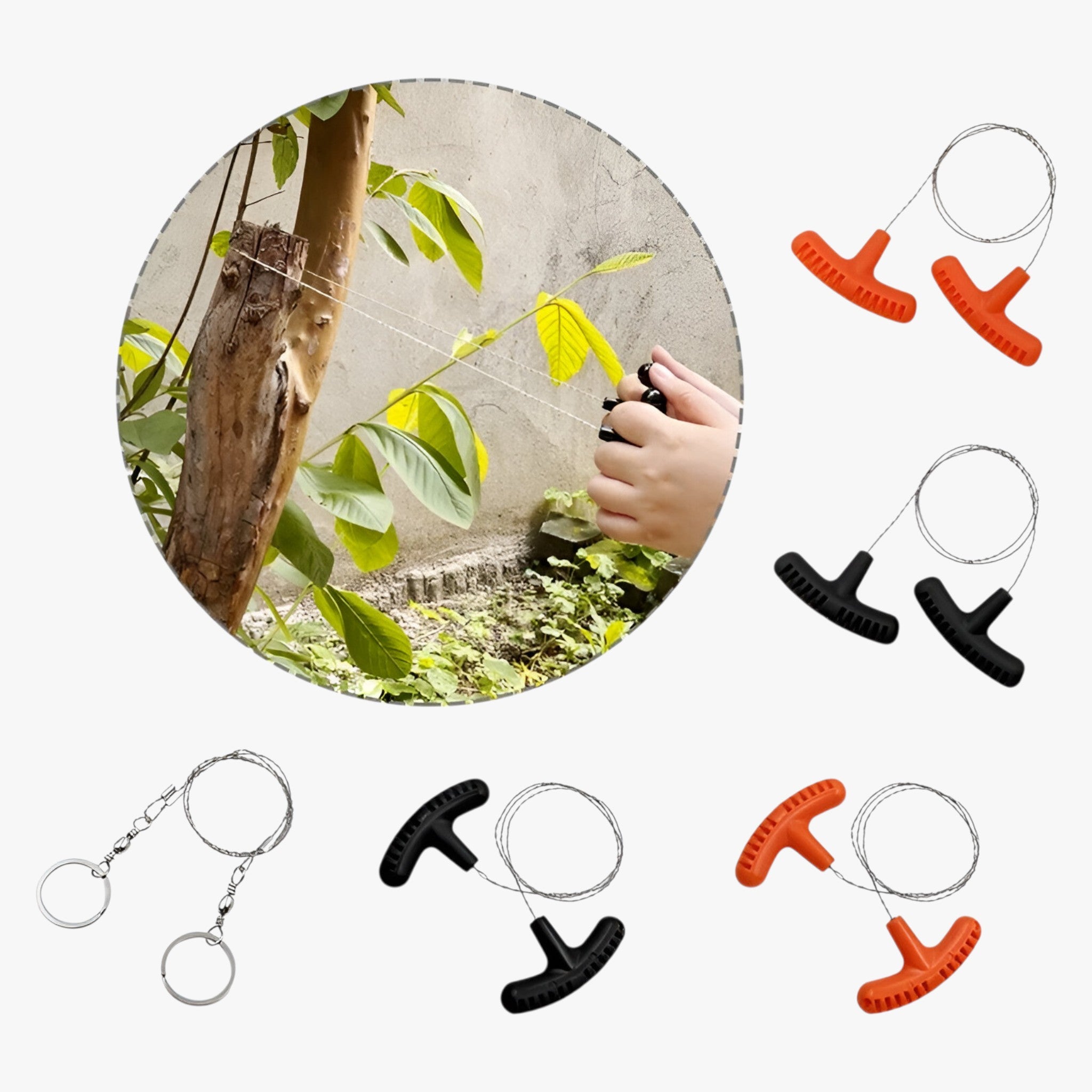 Handgereedschap : Mini Draadzaag van Roestvrij Staal in van Outdoor Craft