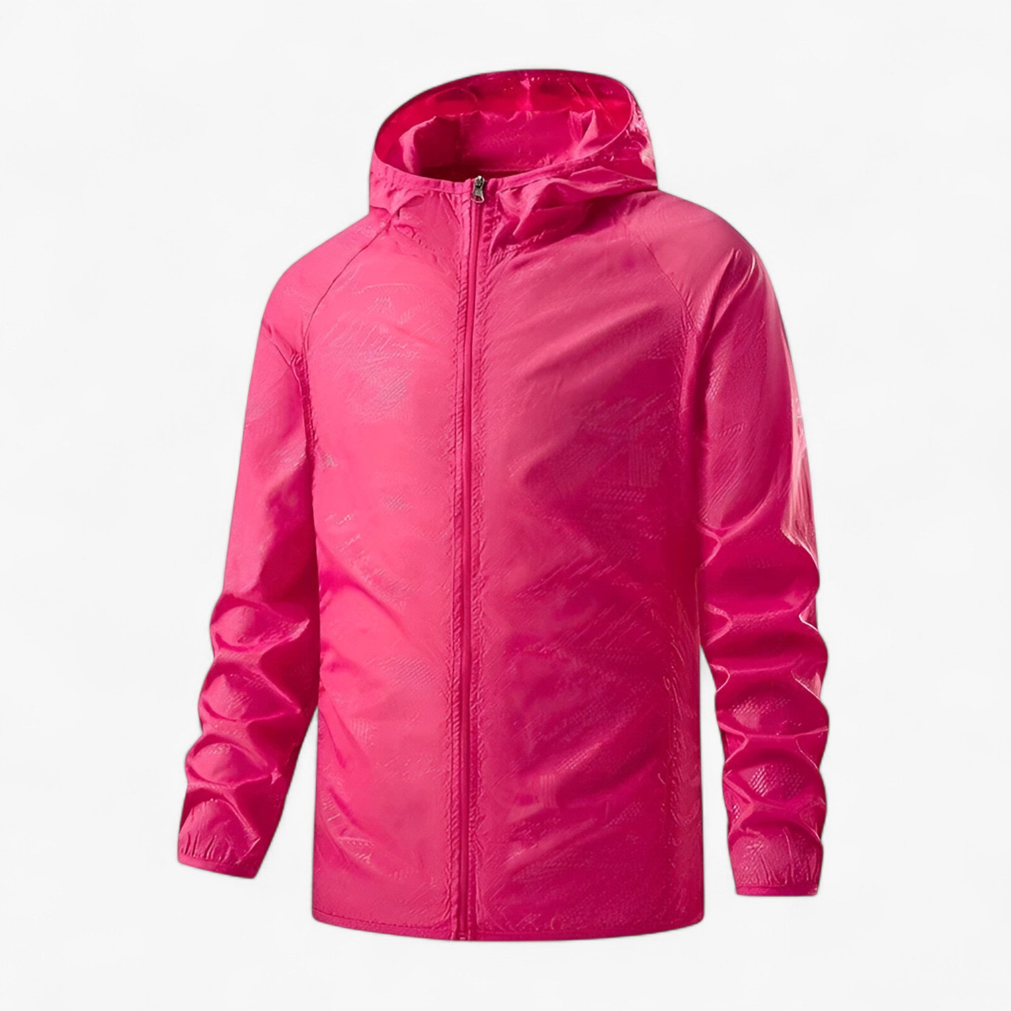 Jassen : Unisex Waterdichte Polyester Jas in Unisex Roze Rood van Outdoor Craft