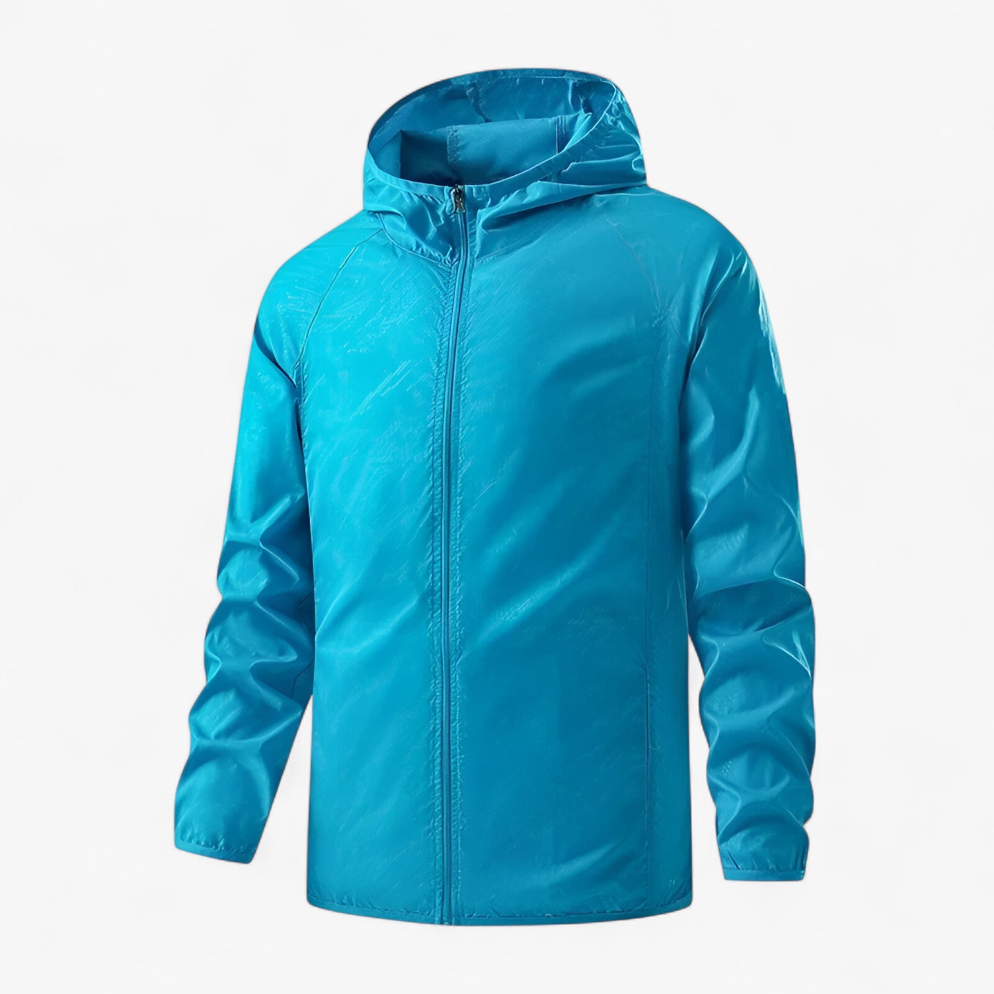 Jassen : Unisex Waterdichte Polyester Jas in Unisex Luchtblauw van Outdoor Craft
