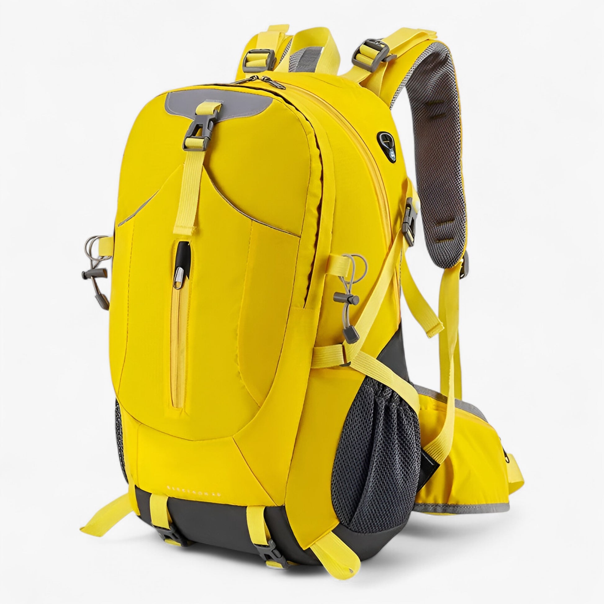 Rugzakken : Heren Waterafstotende Rugzak 40L voor Wandelen in Geel van Outdoor Craft