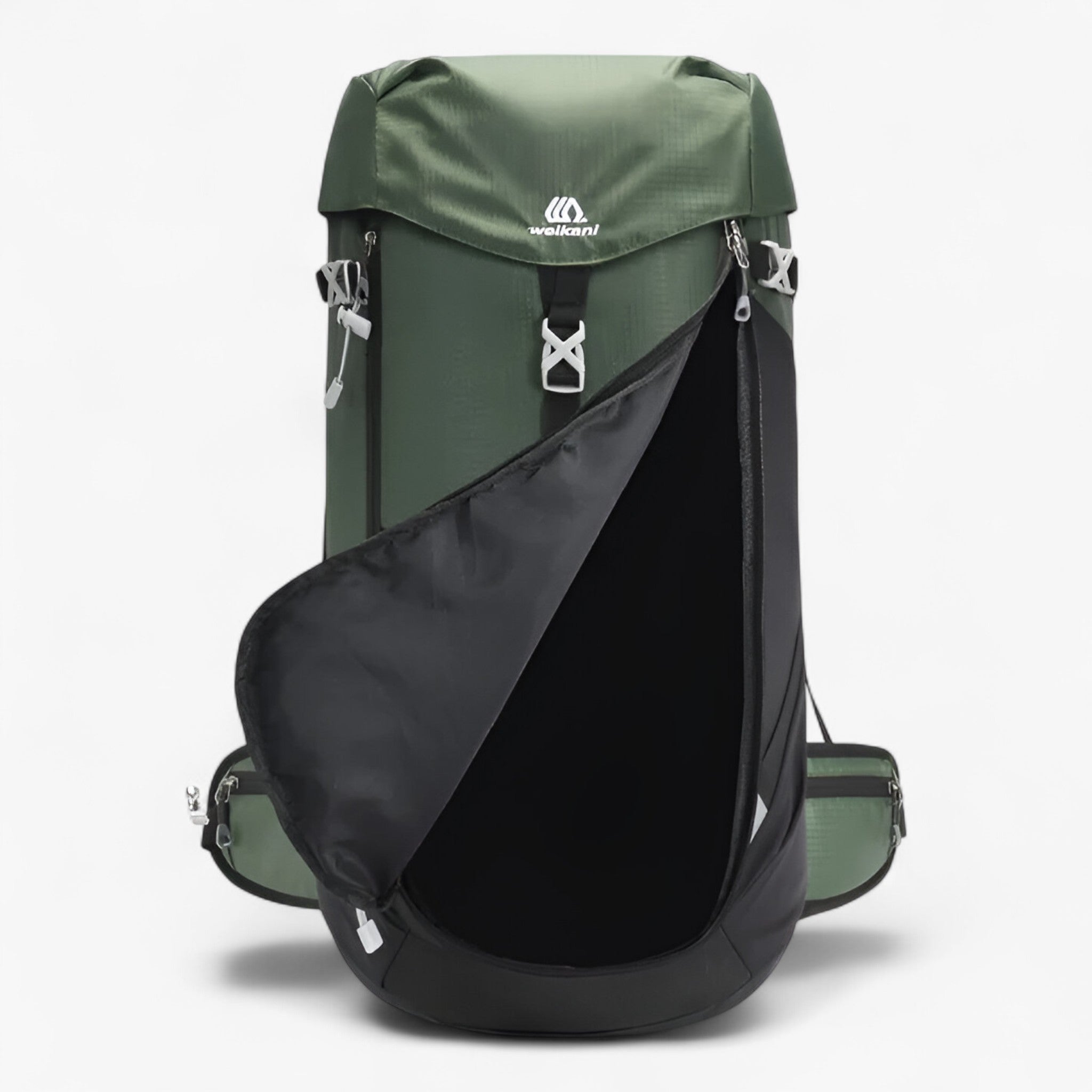 Unisex nylon wandelrugzak