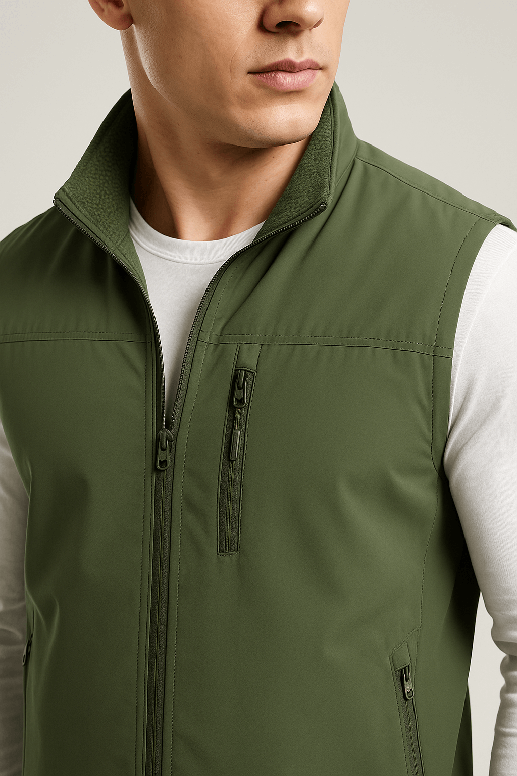 Softshell Outdoor Bodywarmer voor Heren – Lichtgewicht, Winddicht & Waterafstotend - Softshell Bodywarmer - Groen - Small (S) - Softshell Outdoor Bodywarmer voor Heren – Lichtgewicht, Winddicht & Waterafstotend. - Outdoor Craft