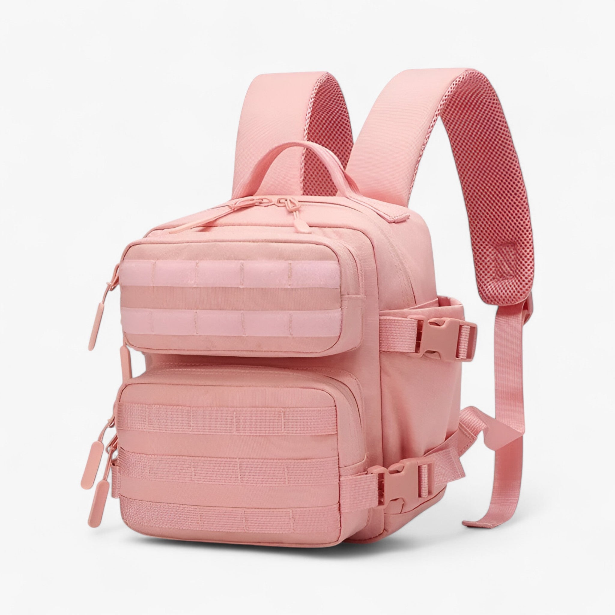 Unisex Rugzak met Verstelbare Schouderbanden - Rugzakken - Roze - Unisex Rugzak met Verstelbare Schouderbanden. - Outdoor Craft