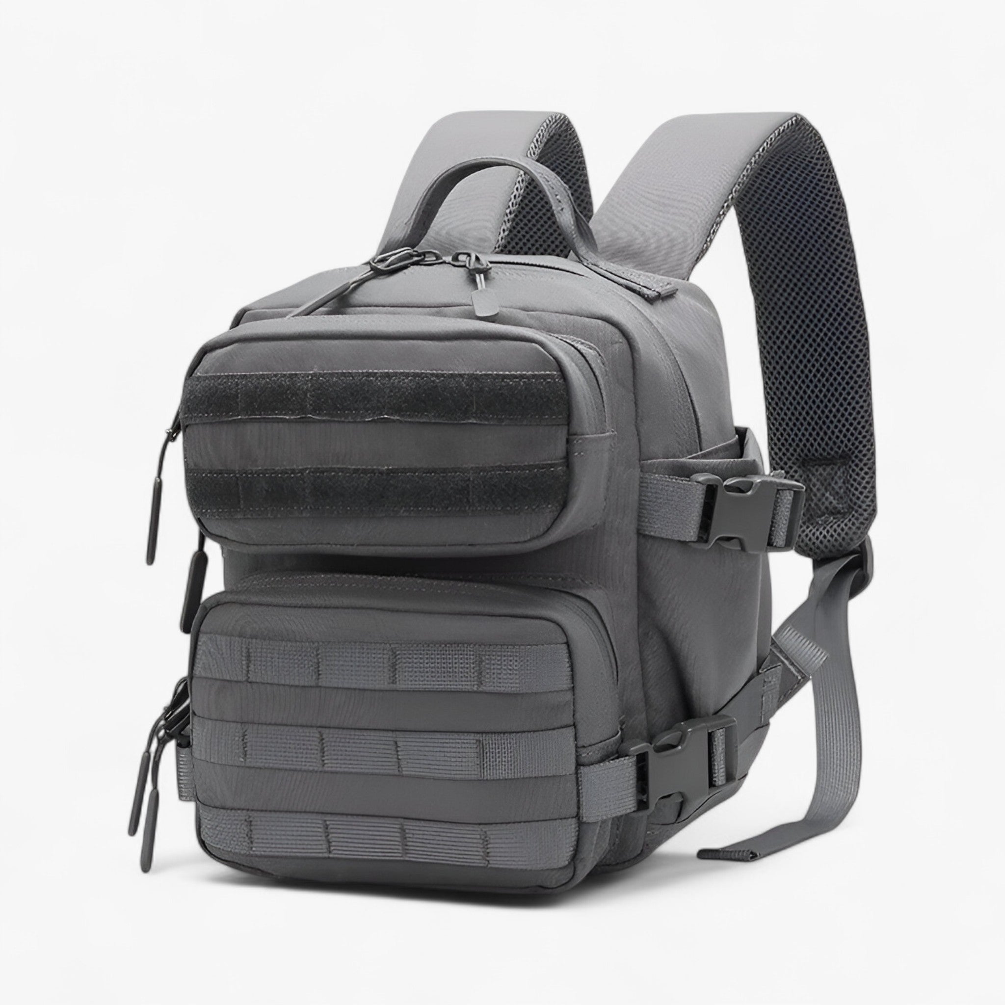 Unisex Rugzak met Verstelbare Schouderbanden - Rugzakken - Grijs - Unisex Rugzak met Verstelbare Schouderbanden. - Outdoor Craft