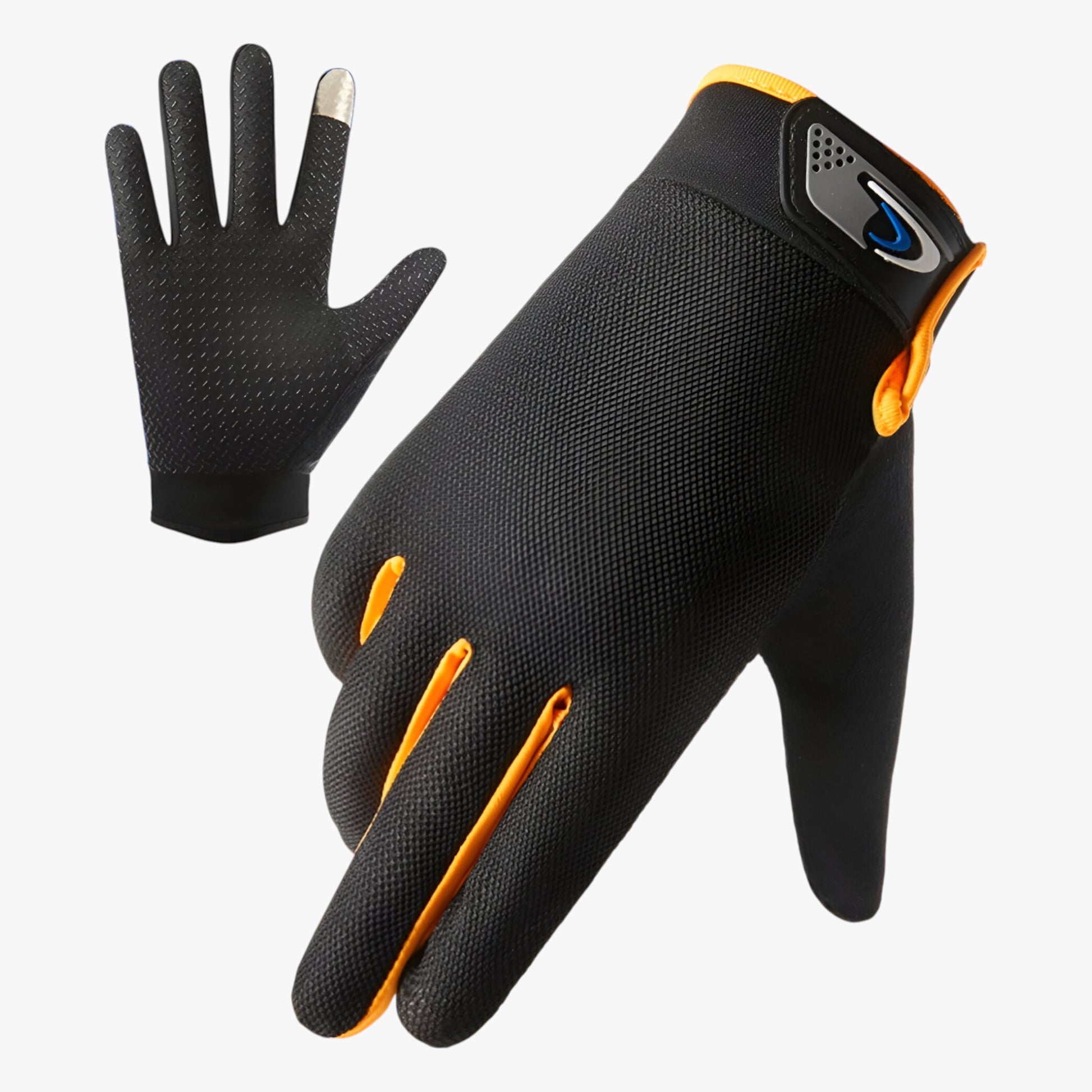 Vissershandschoenen met Touchscreen - Handschoenen - Oranje - Vissershandschoenen met Touchscreen. - Outdoor Craft